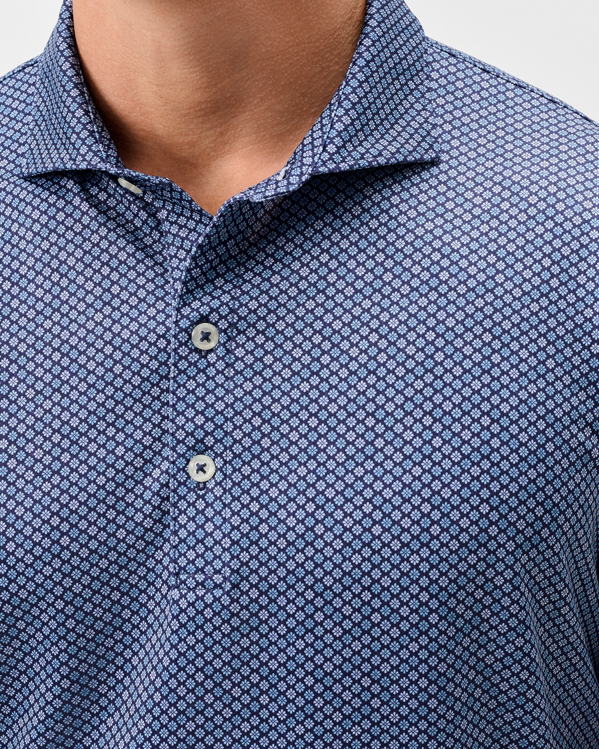 Johnnie-O Performance Jersey Polo - Pip Floral
