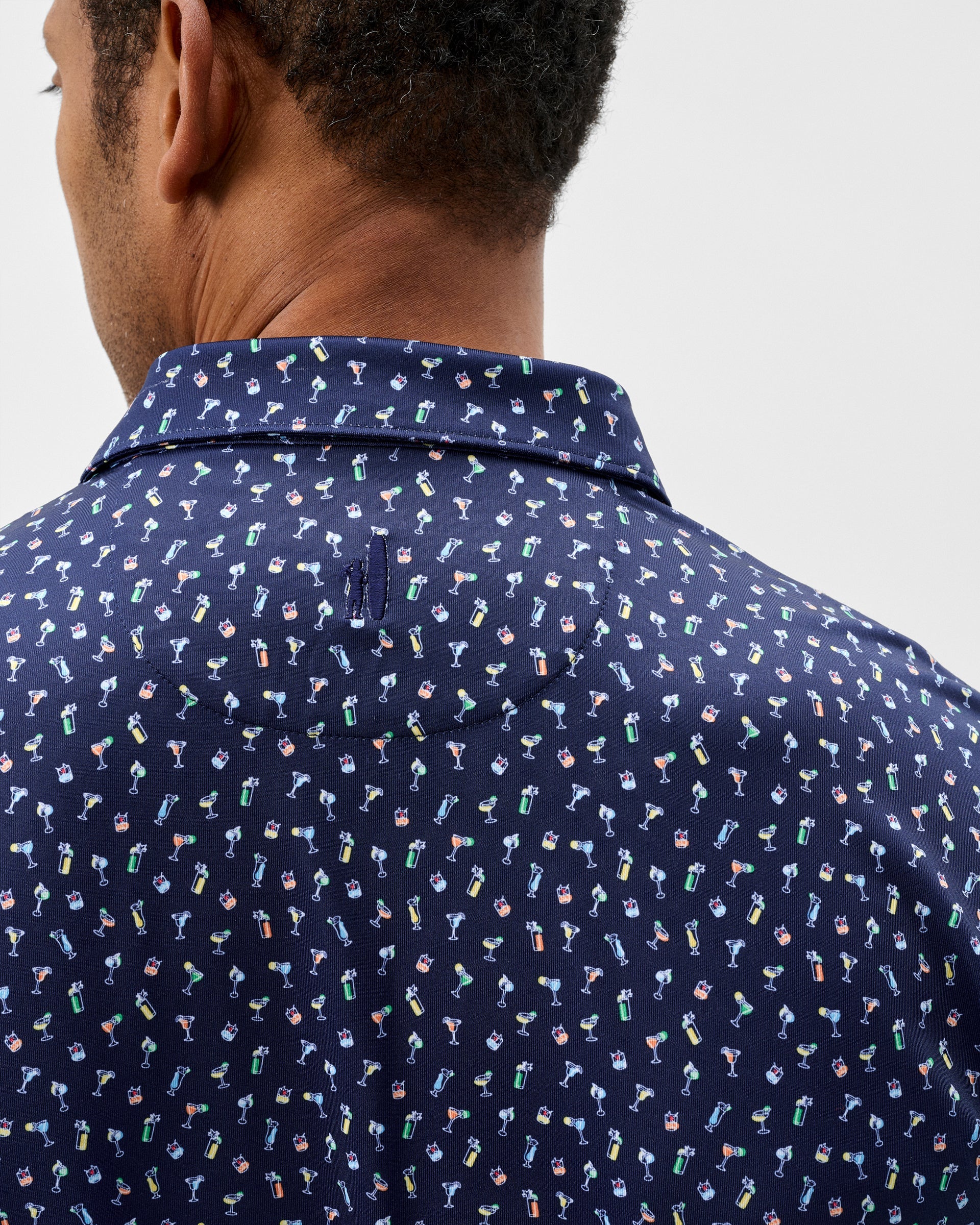 Johnnie-O Performance Jersey Polo - Pop Tails