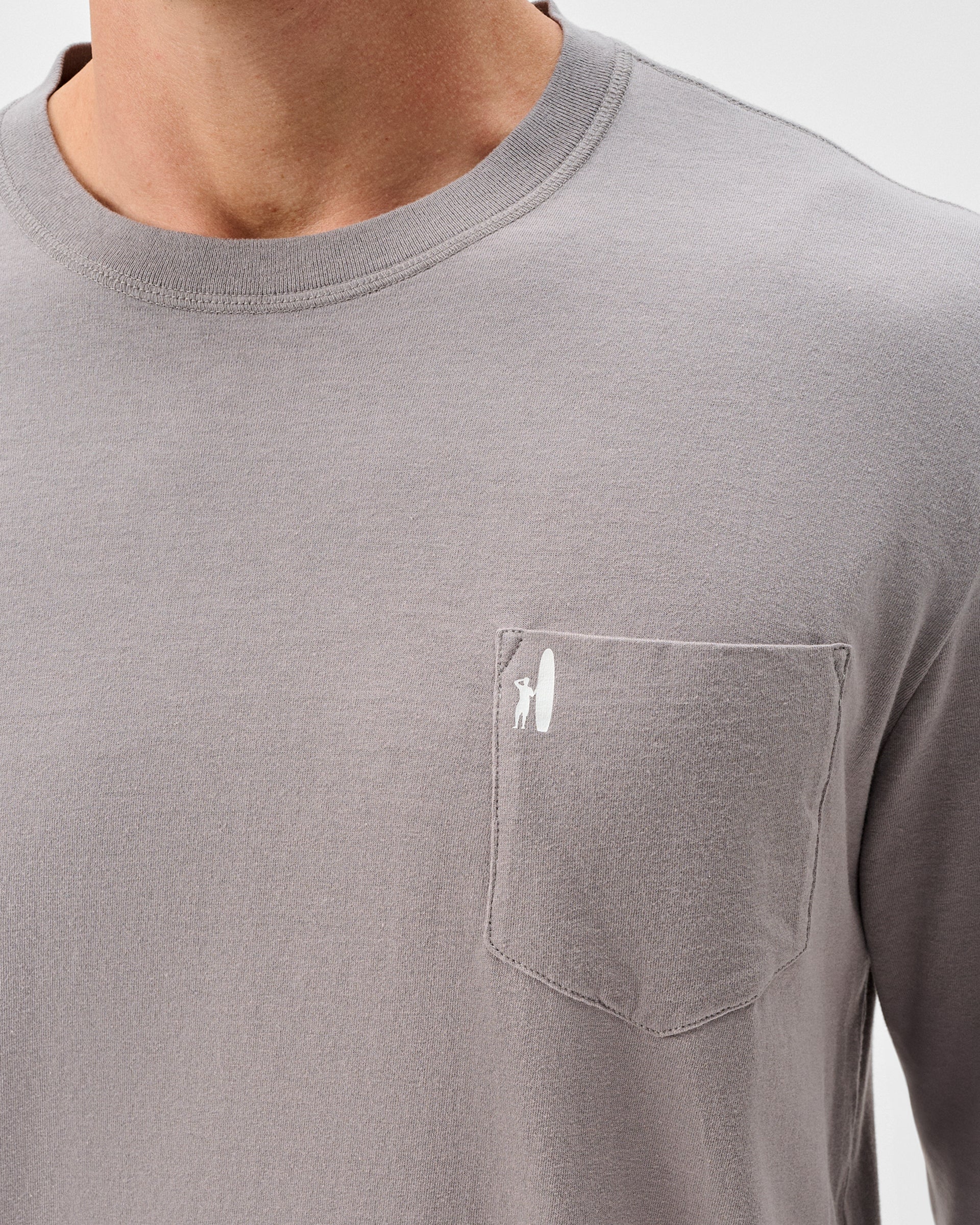 Johnnie-O Long Sleeve Pocket T-Shirt - Santa Monica