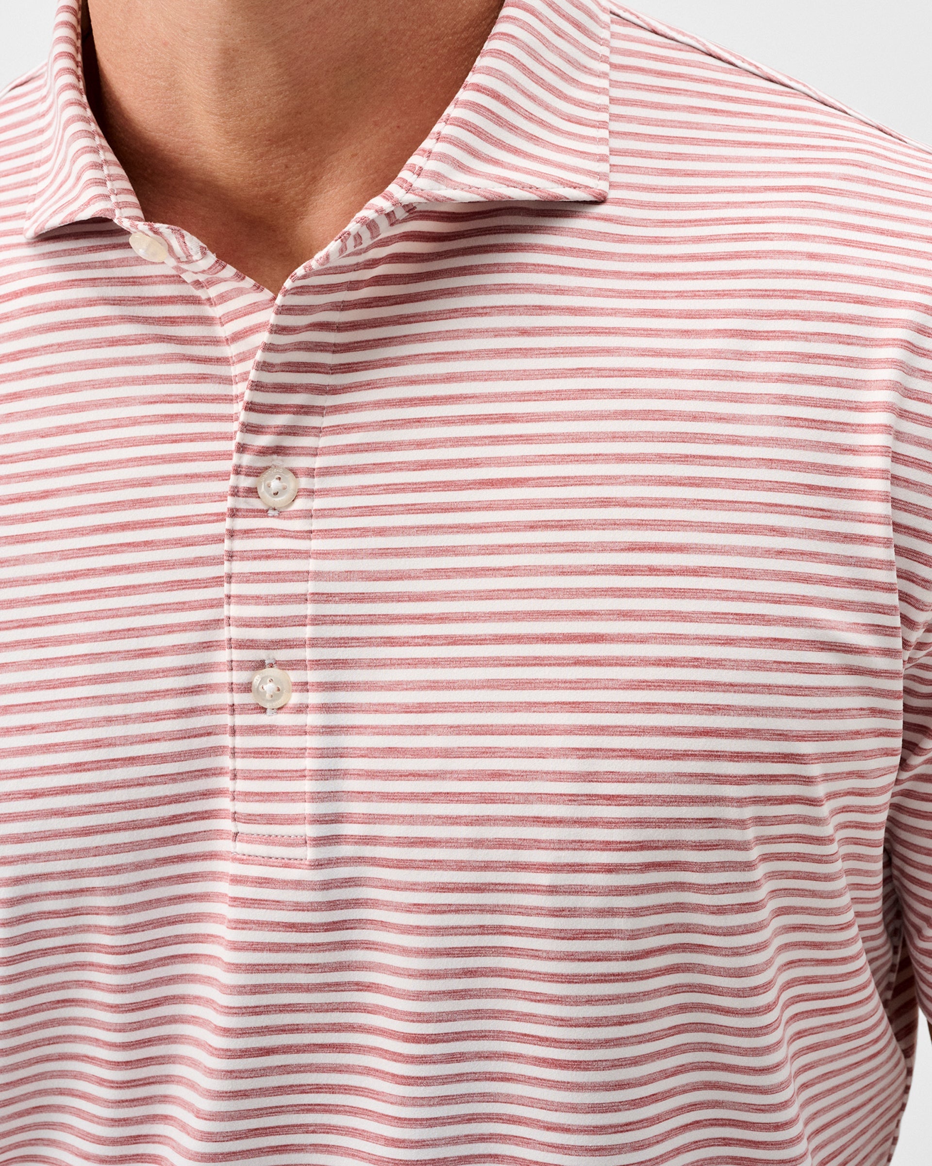 Johnnie-O Performance Featherweight Polo - Seymour Stripe