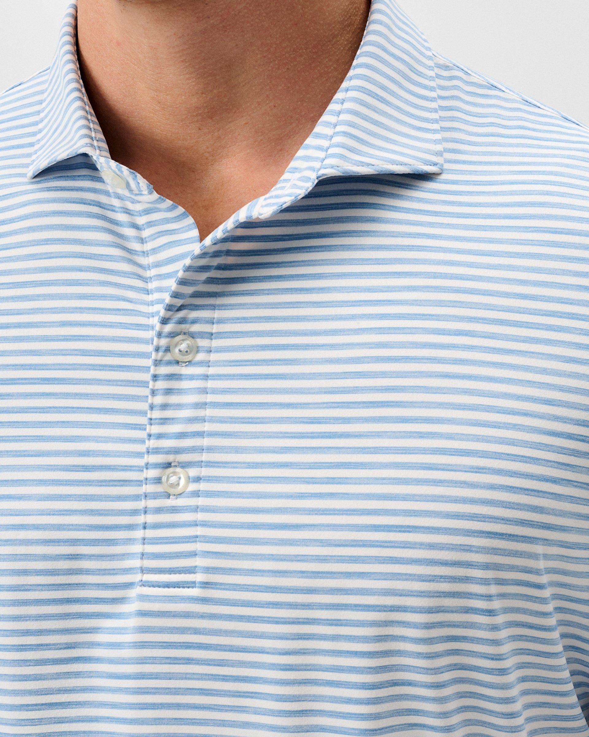 Johnnie-O Performance Featherweight Polo - Seymour Stripe