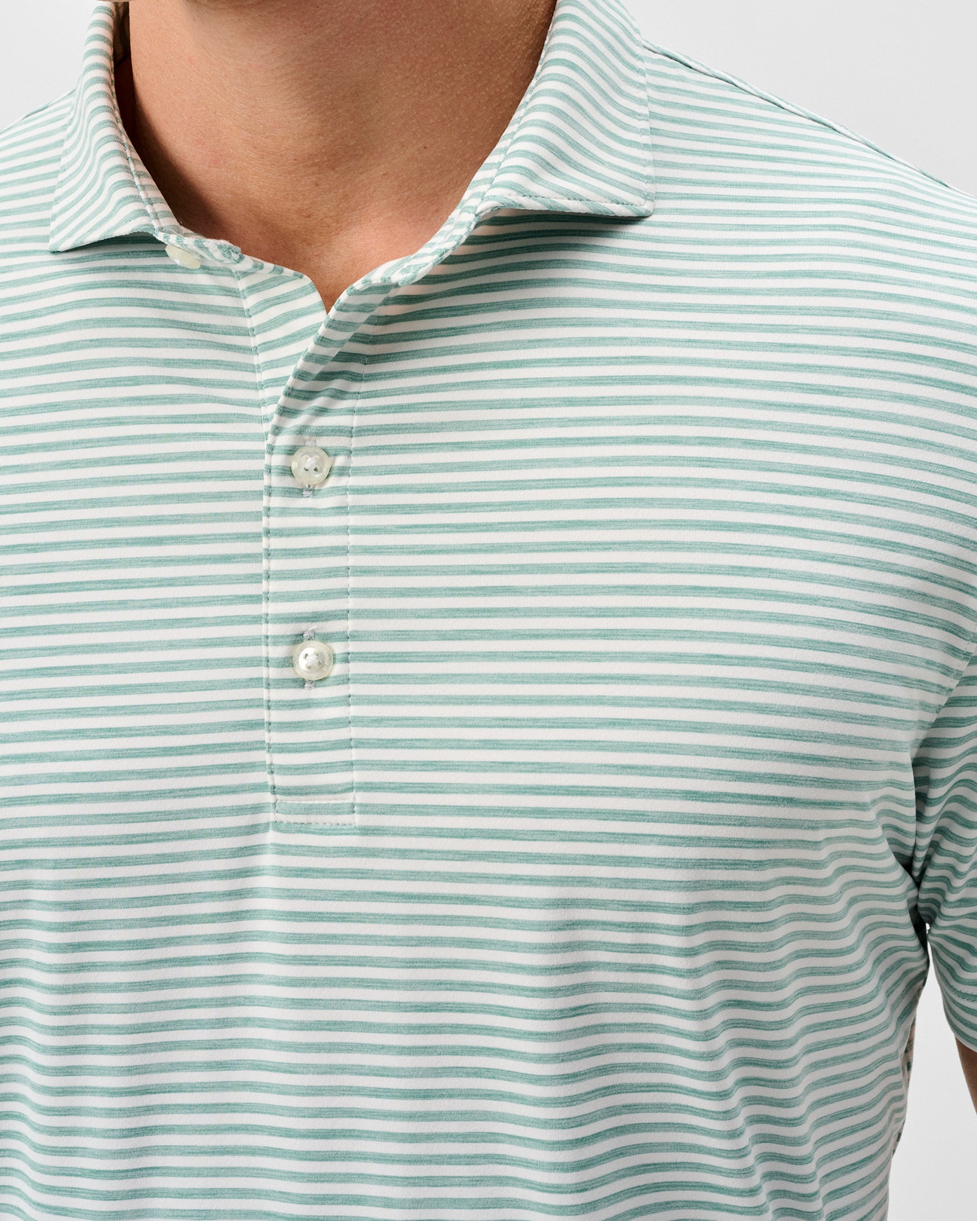 Johnnie-O Performance Featherweight Polo - Seymour Stripe