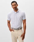 Johnnie-O Performance Mesh Polo - Shades, Seal