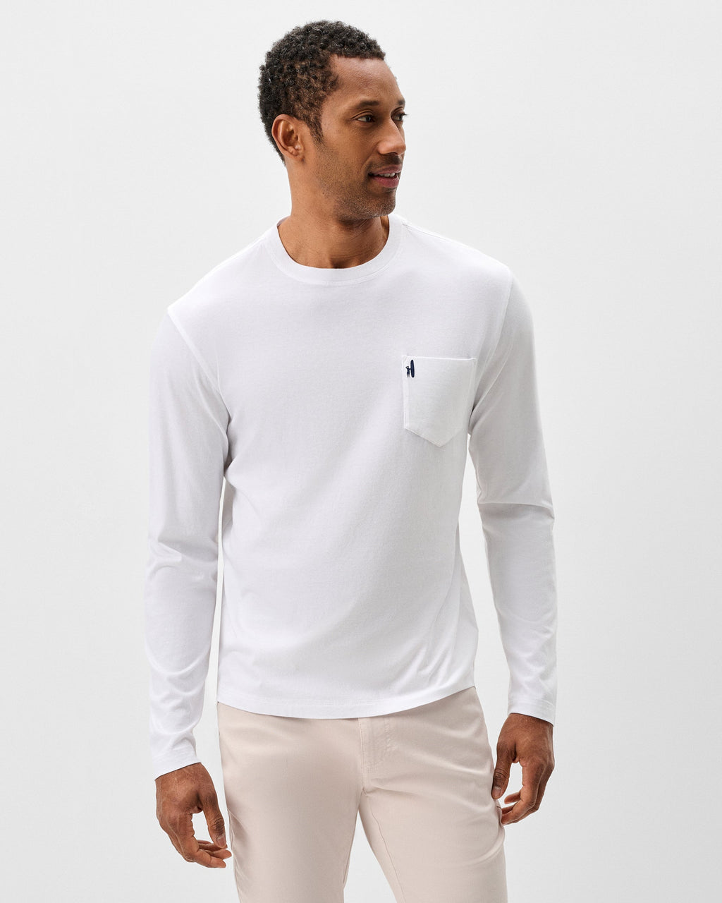 Johnnie-O Long Sleeve Pocket T-Shirt - Surfer Dude