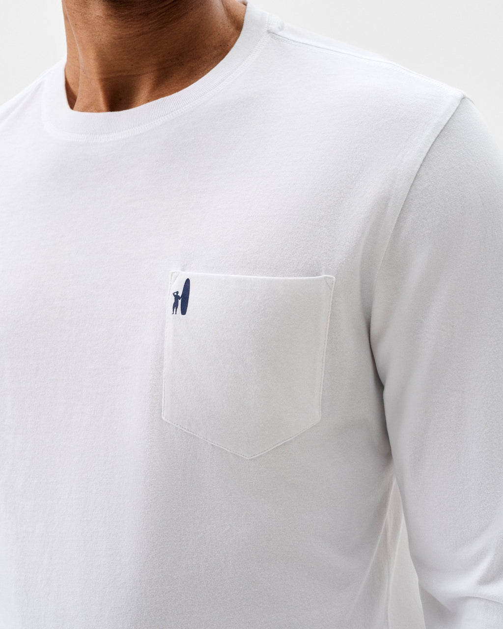 Johnnie-O Long Sleeve Pocket T-Shirt - Surfer Dude