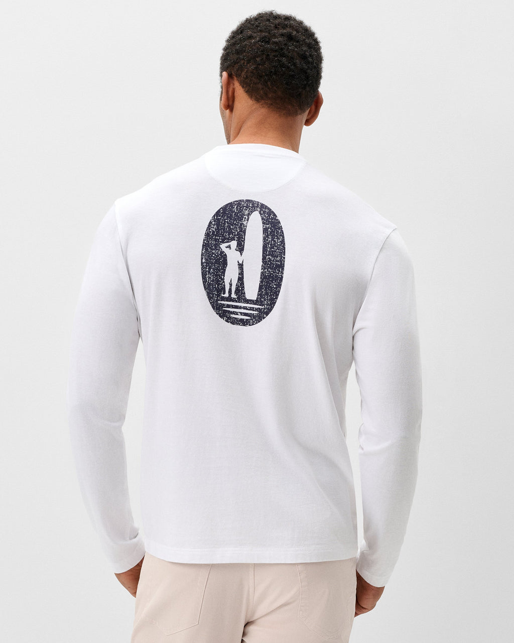 Johnnie-O Long Sleeve Pocket T-Shirt - Surfer Dude