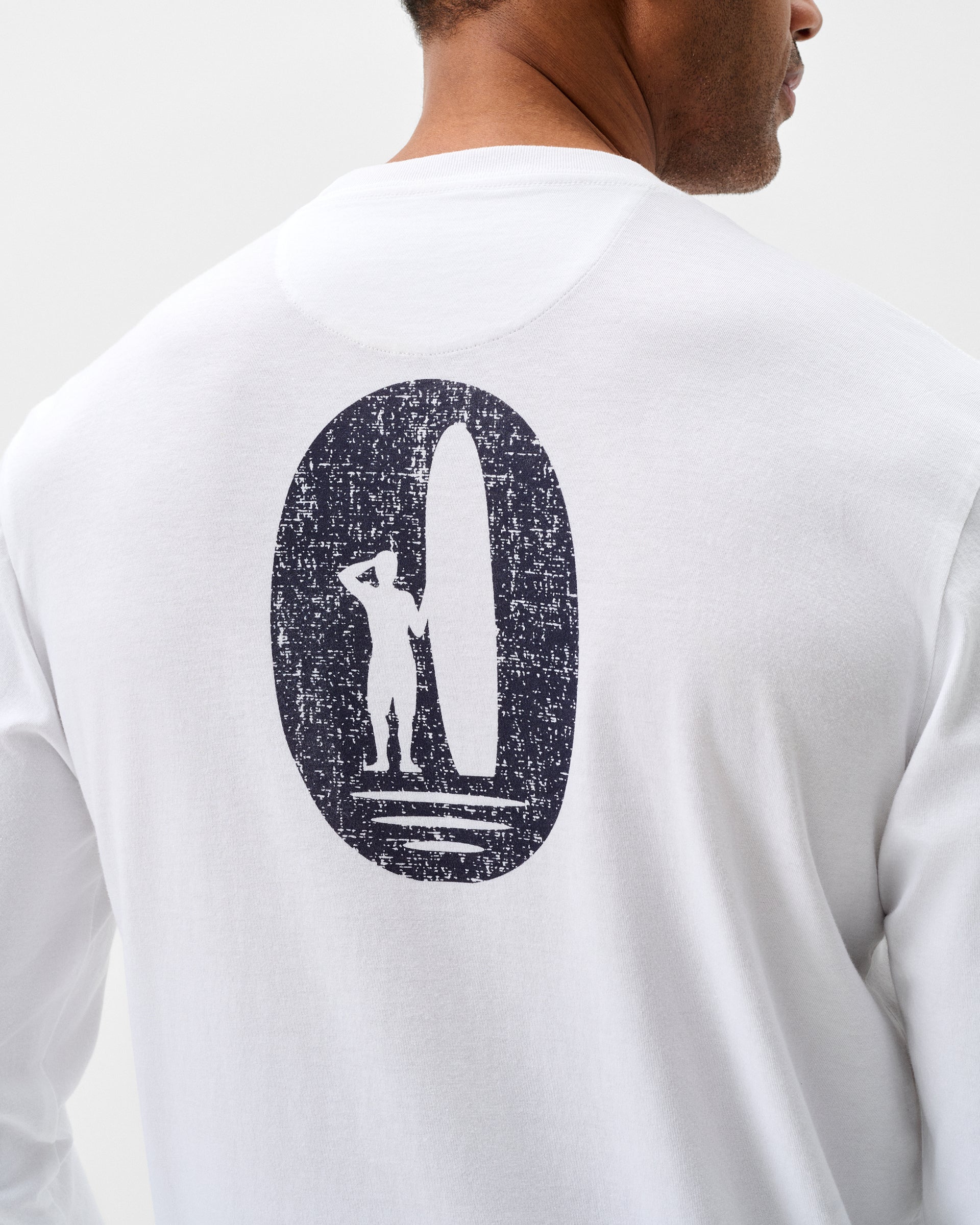 Johnnie-O Long Sleeve Pocket T-Shirt - Surfer Dude