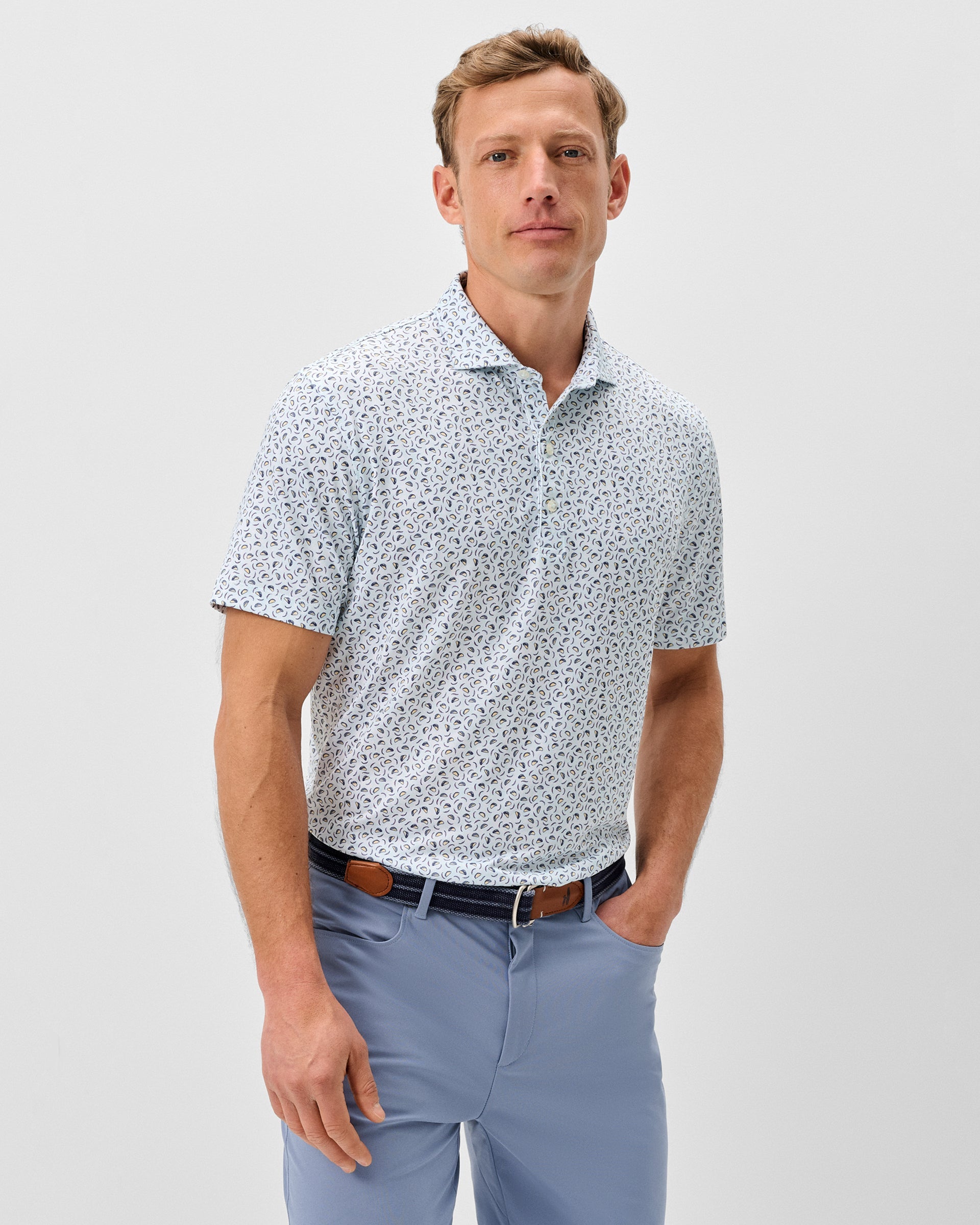 Johnnie-O Performance Jersey Polo - Taco Tuesday