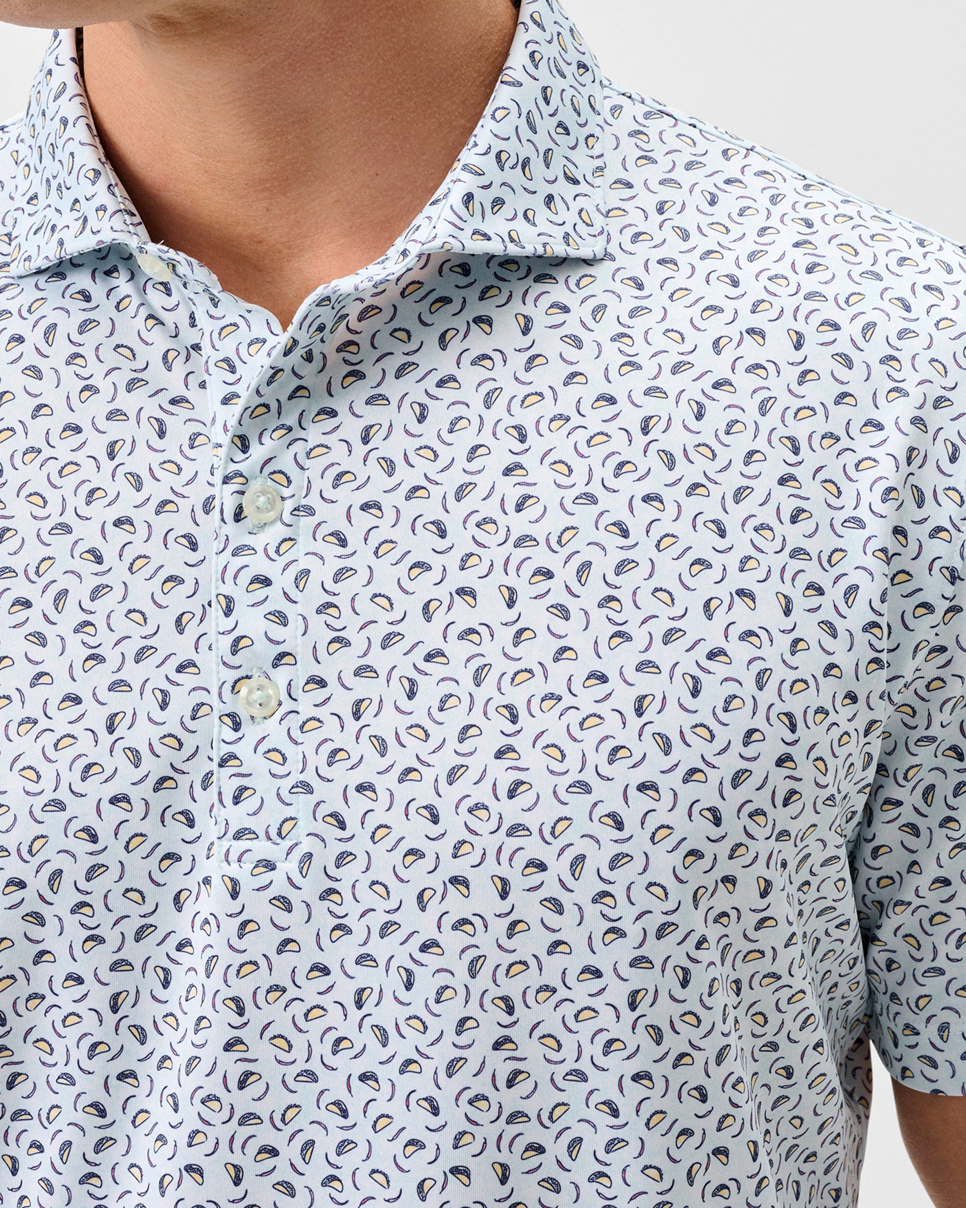 Johnnie-O Performance Jersey Polo - Taco Tuesday