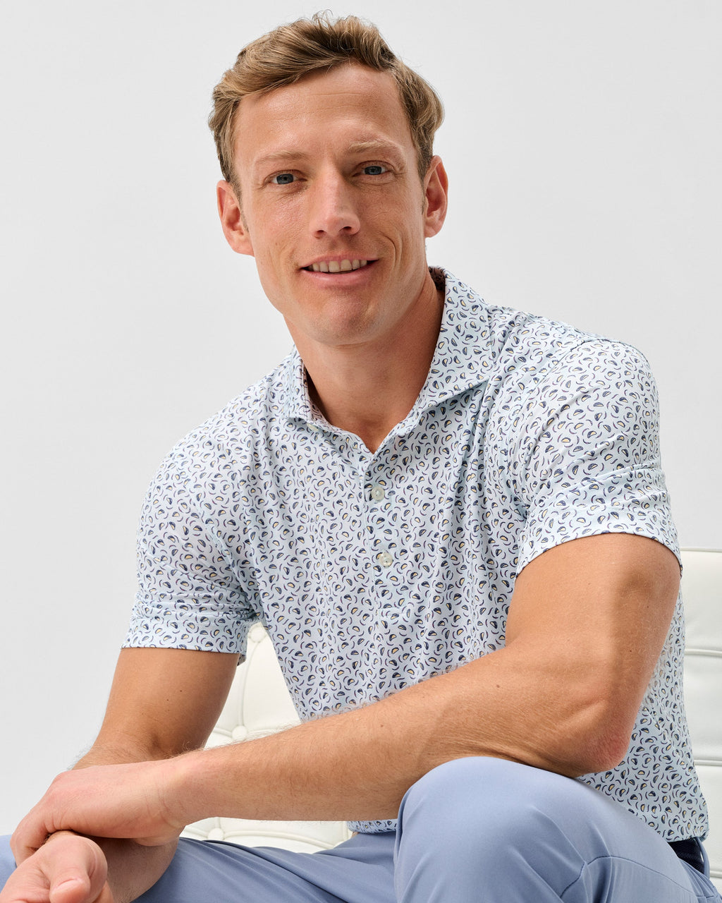 Johnnie-O Performance Jersey Polo - Taco Tuesday