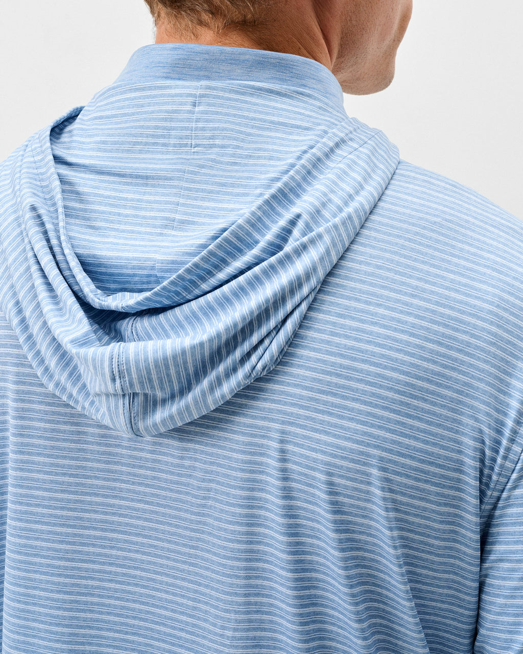 Johnnie-O Talon Featherweight Performance Hoodie - Stripe