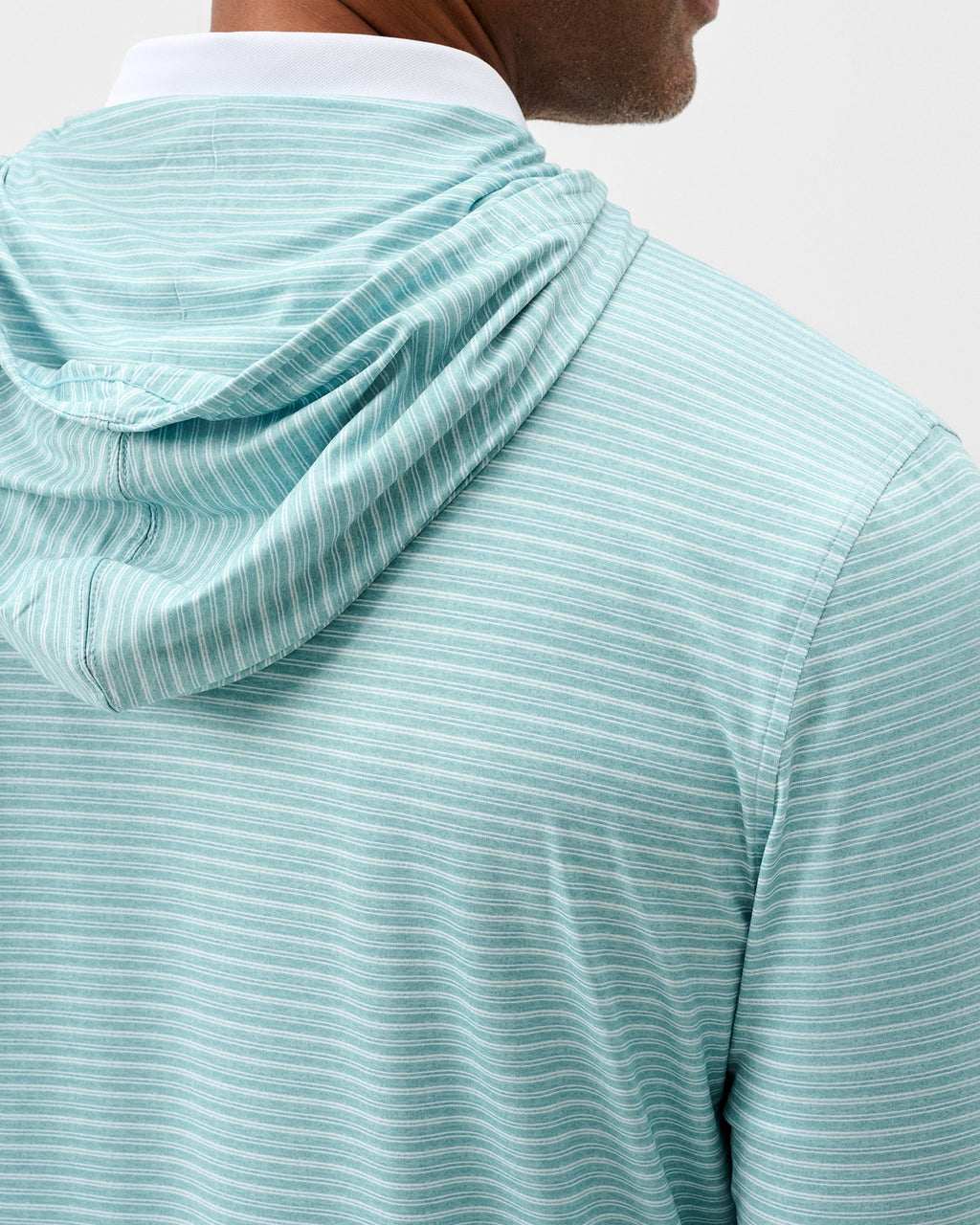 Johnnie-O Talon Featherweight Performance Hoodie - Stripe
