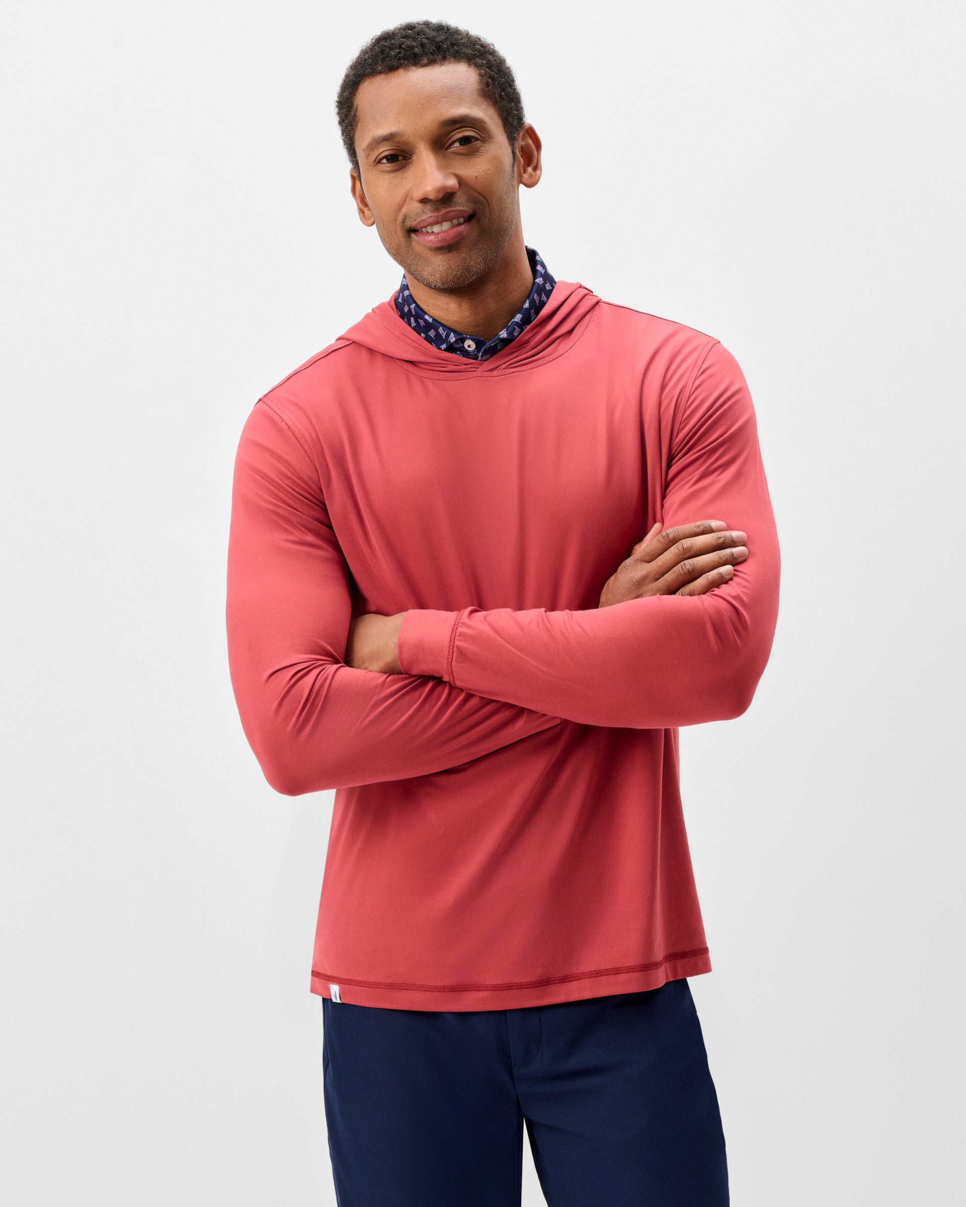Johnnie-O Talon Featherweight Performance Hoodie - Solid