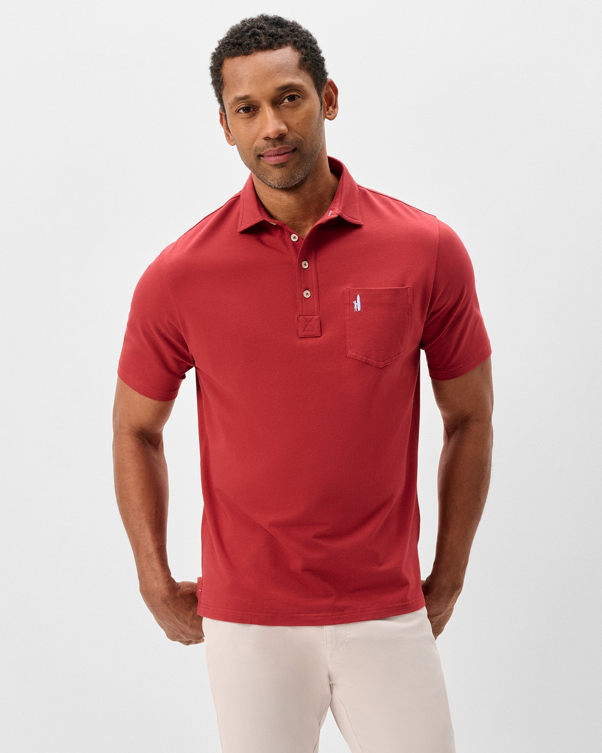 Johnnie-O Original 4-Button Polo - Solid