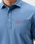 Johnnie-O Original 4-Button Polo - Solid, Moonlight Blue
