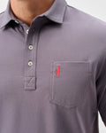 Johnnie-O Original 4-Button Polo - Solid, Pewter