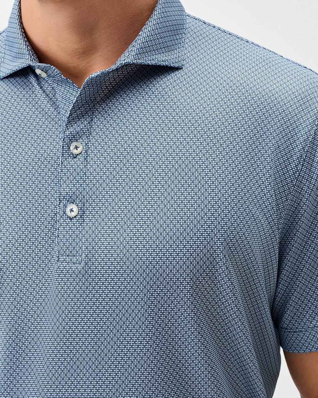 Johnnie-O Performance Jersey Polo - Tile Neat