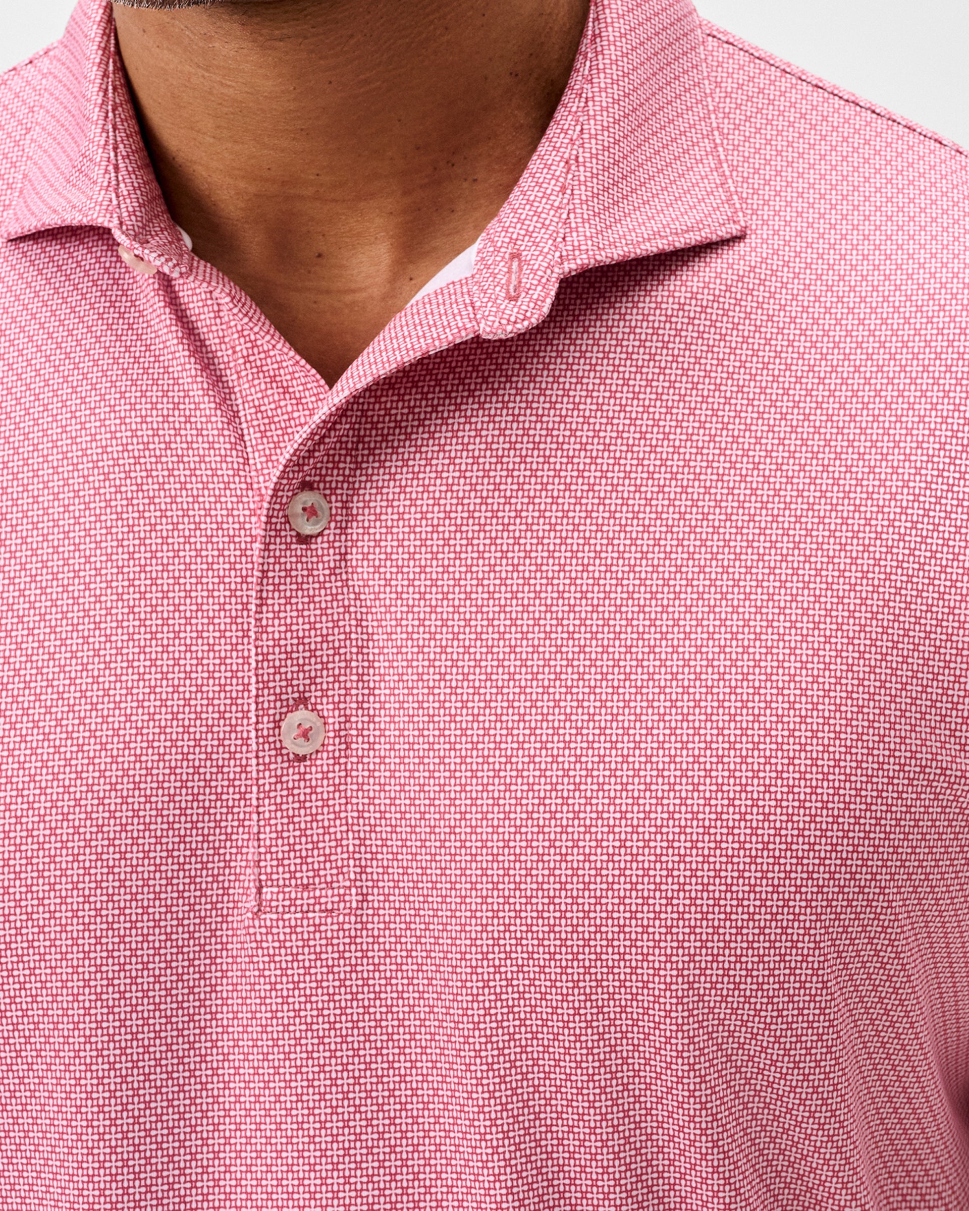 Johnnie-O Performance Jersey Polo - Tile Neat