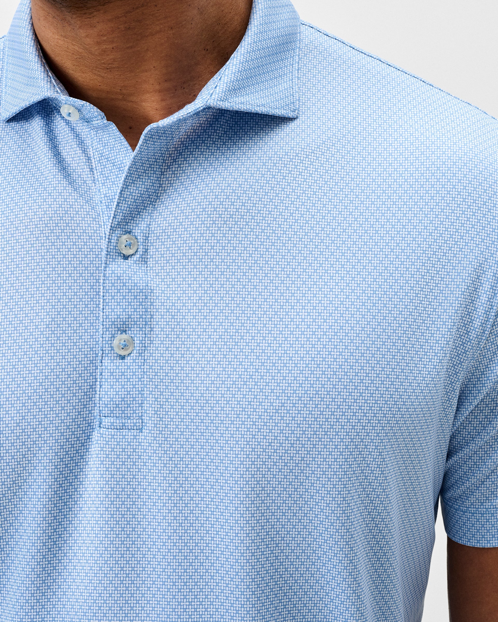 Johnnie-O Performance Jersey Polo - Tile Neat