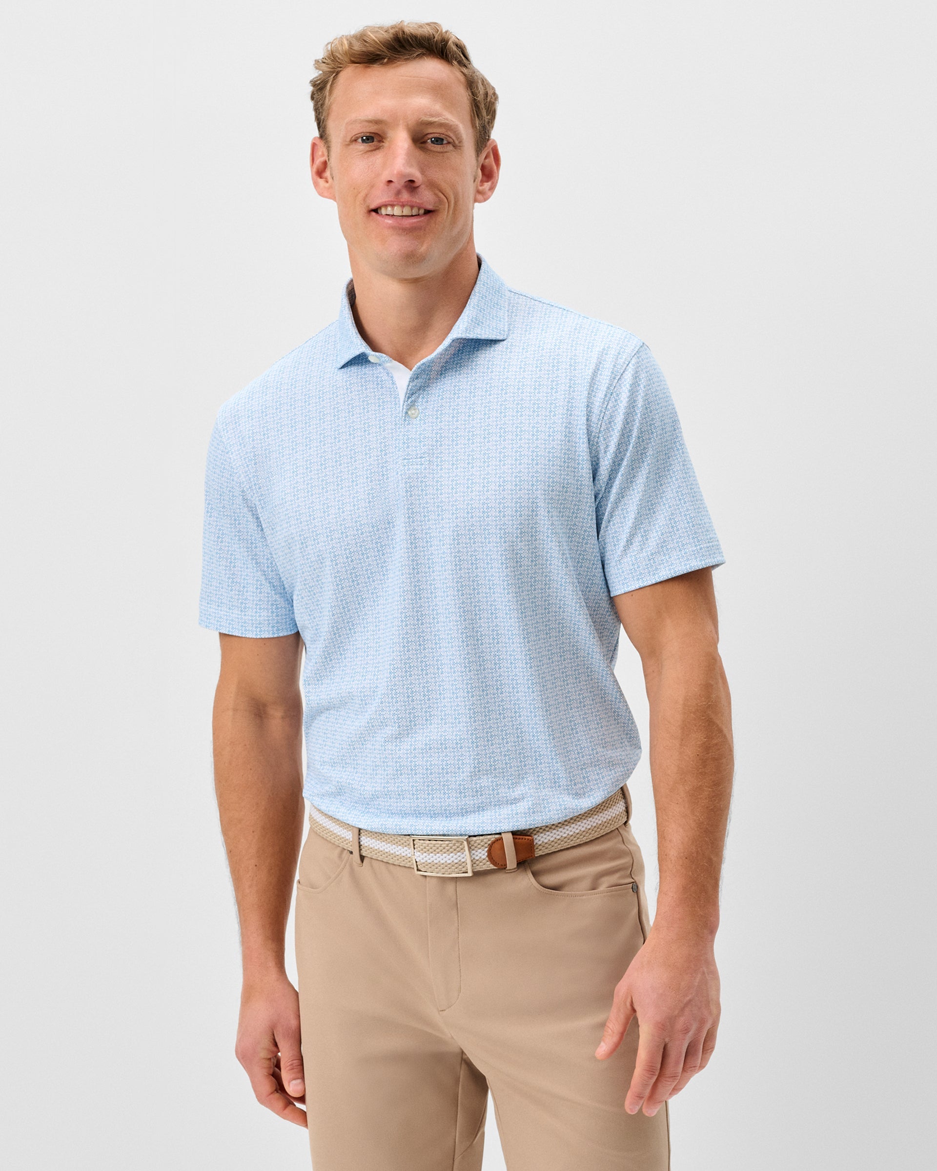 Johnnie-O Performance Mesh Polo - Vintage Floral