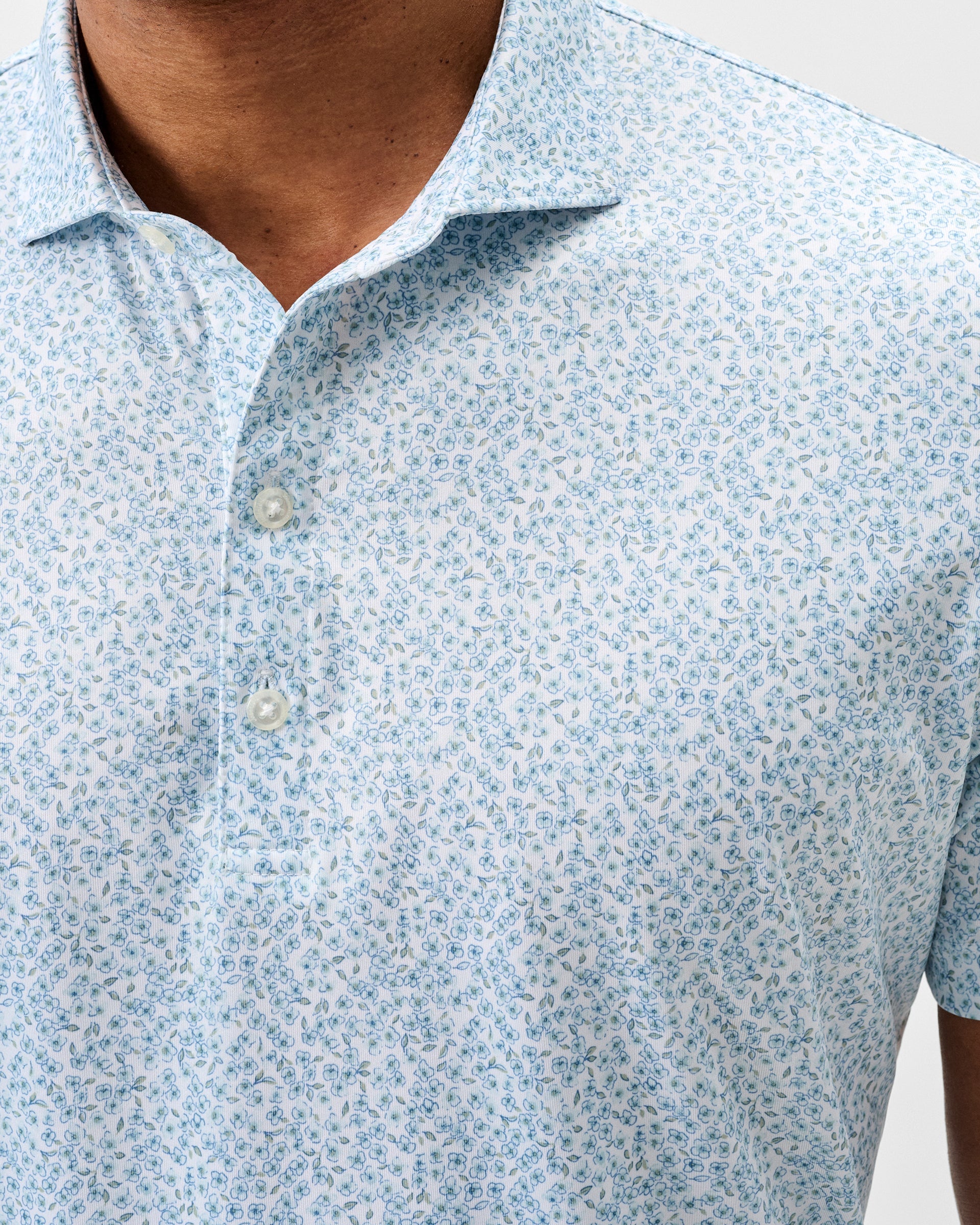 Johnnie-O Performance Jersey Polo - Watercolors