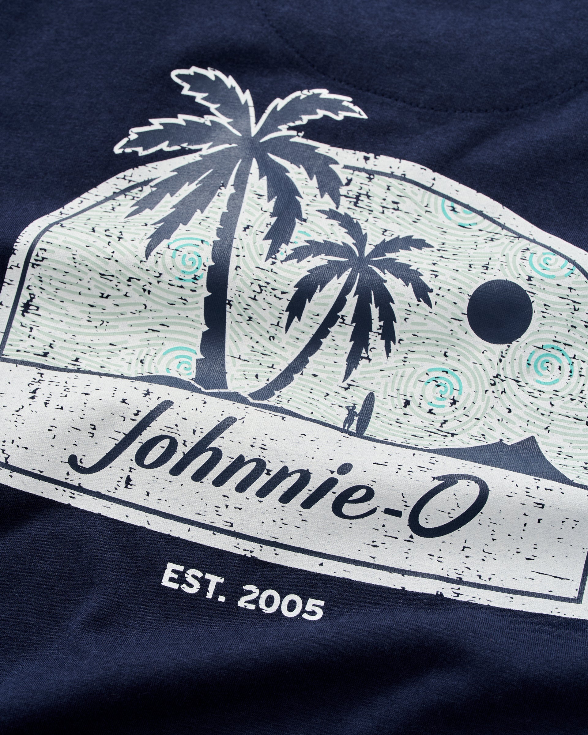 Johnnie-O Long Sleeve Pocket T-Shirt - Palm Co