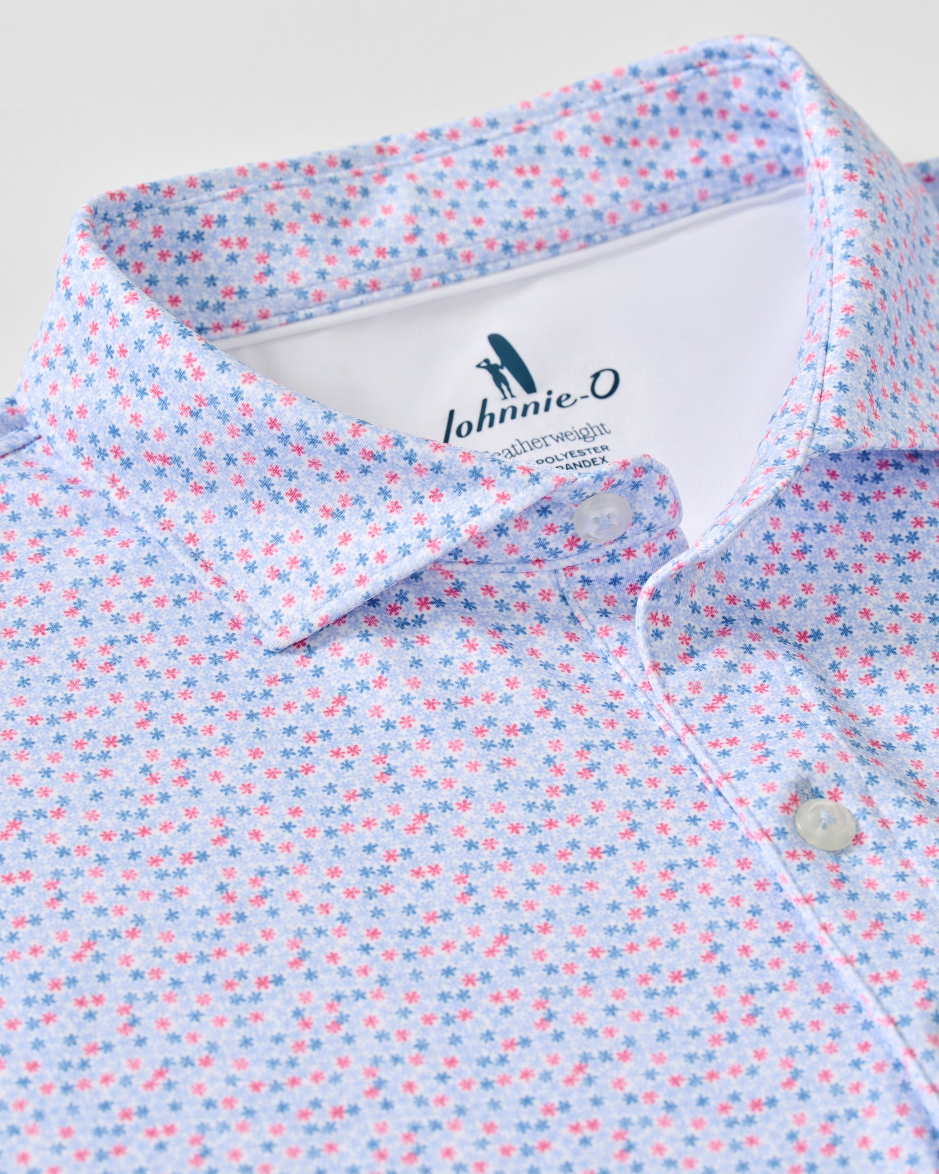 Johnnie-O Featherweight Performance Polo - Petals