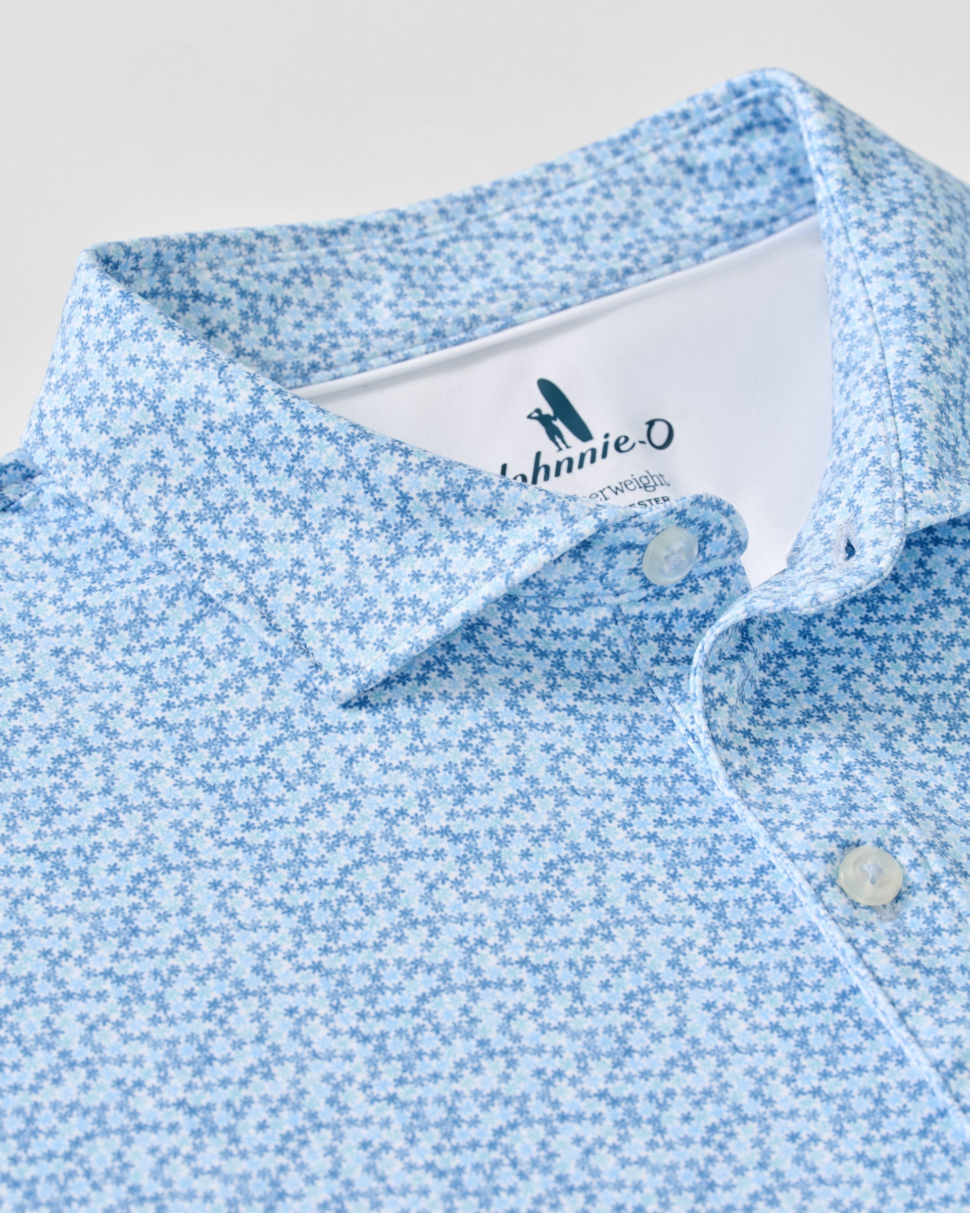Johnnie-O Featherweight Performance Polo - Petals