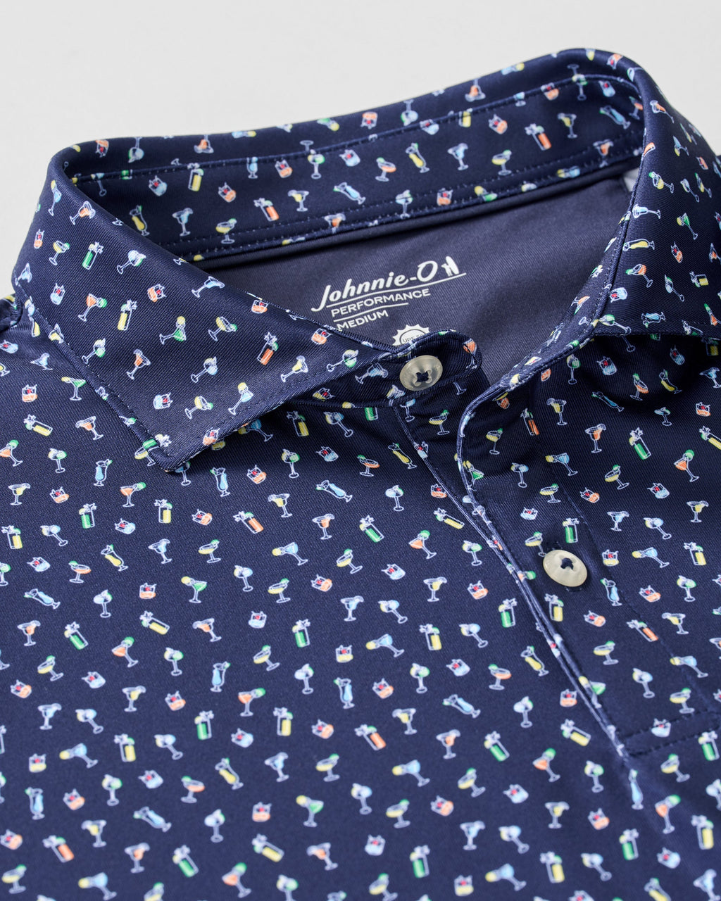 Johnnie-O Performance Jersey Polo - Pop Tails