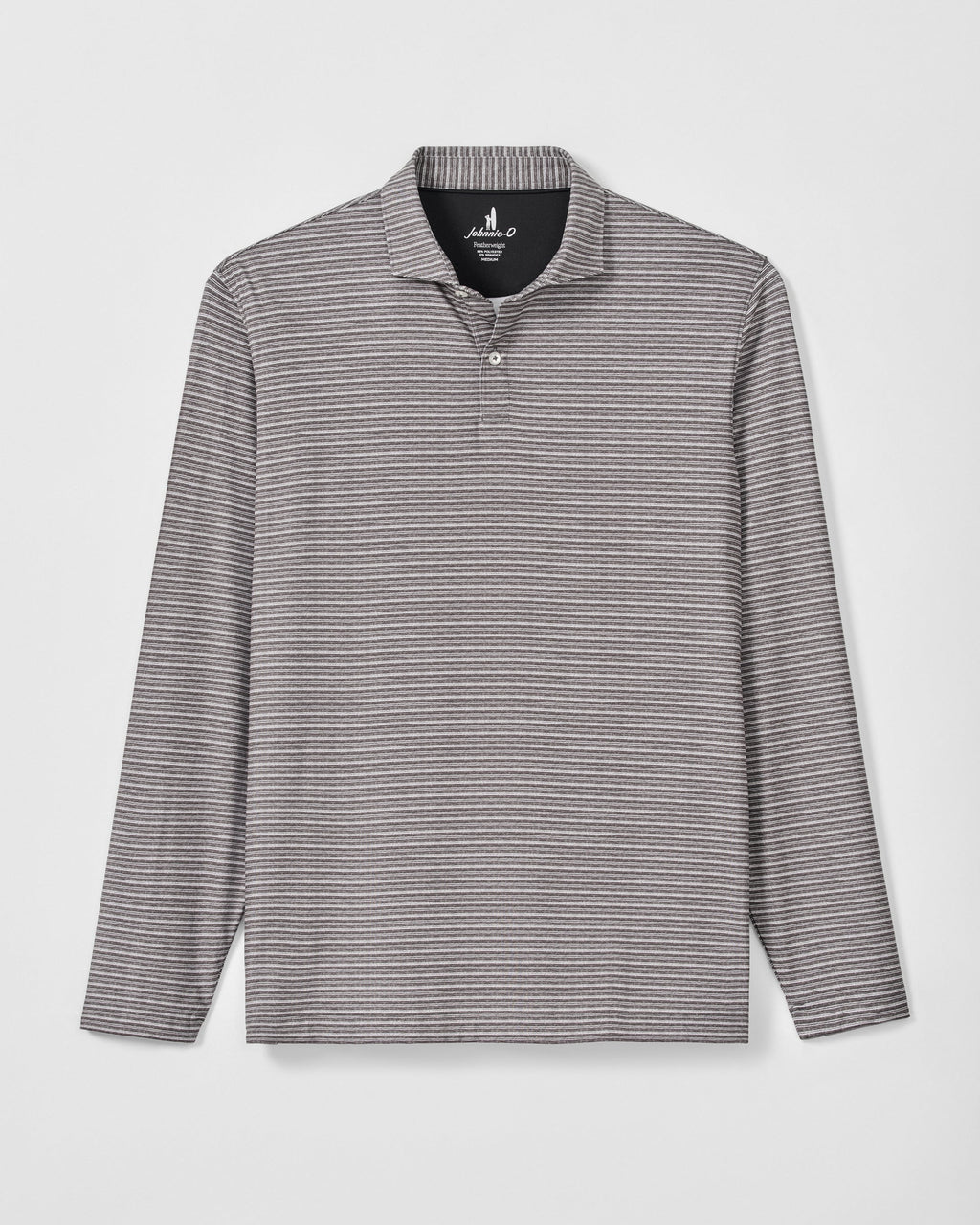 Johnnie-O Performance Featherweight Long Sleeve Polo - Track Stripe