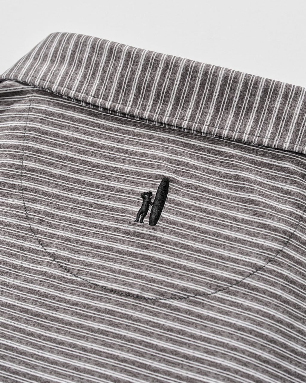 Johnnie-O Performance Featherweight Long Sleeve Polo - Track Stripe
