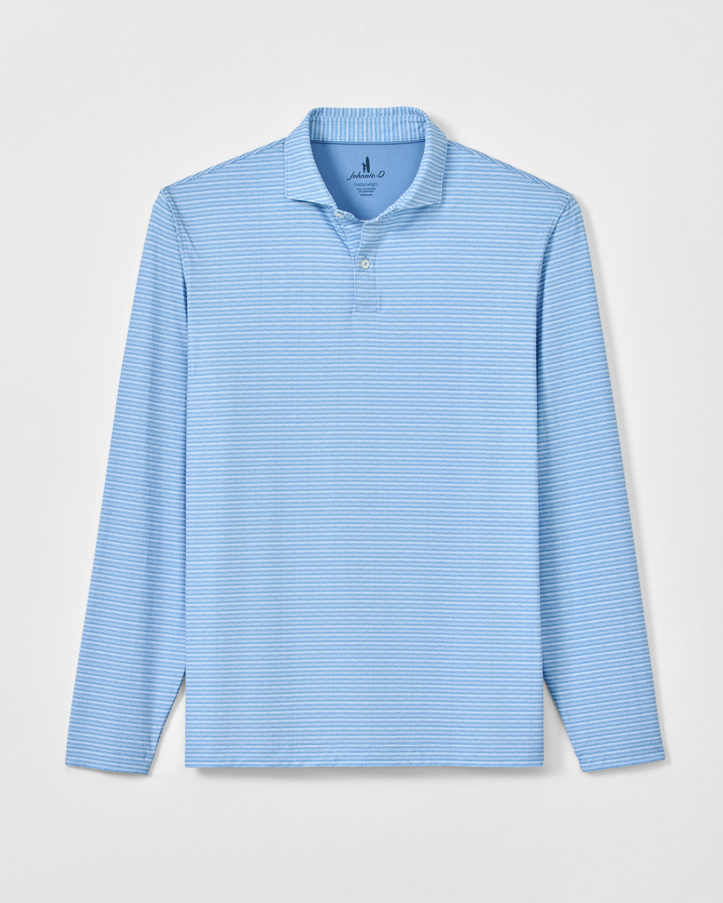 Johnnie-O Performance Featherweight Long Sleeve Polo - Track Stripe