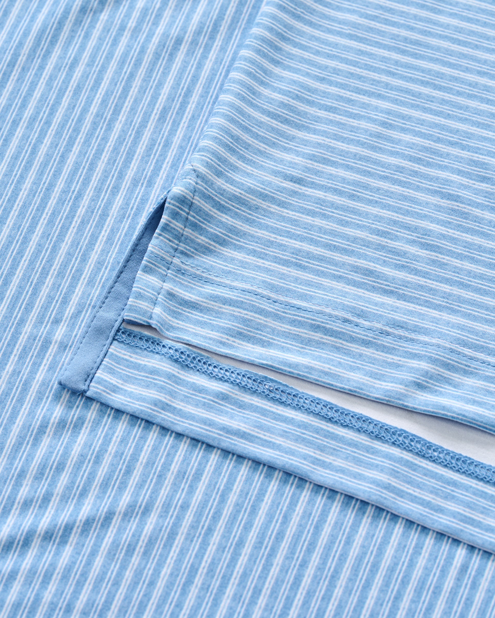 Johnnie-O Performance Featherweight Long Sleeve Polo - Track Stripe