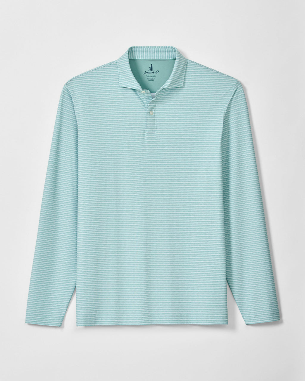 Johnnie-O Performance Featherweight Long Sleeve Polo - Track Stripe