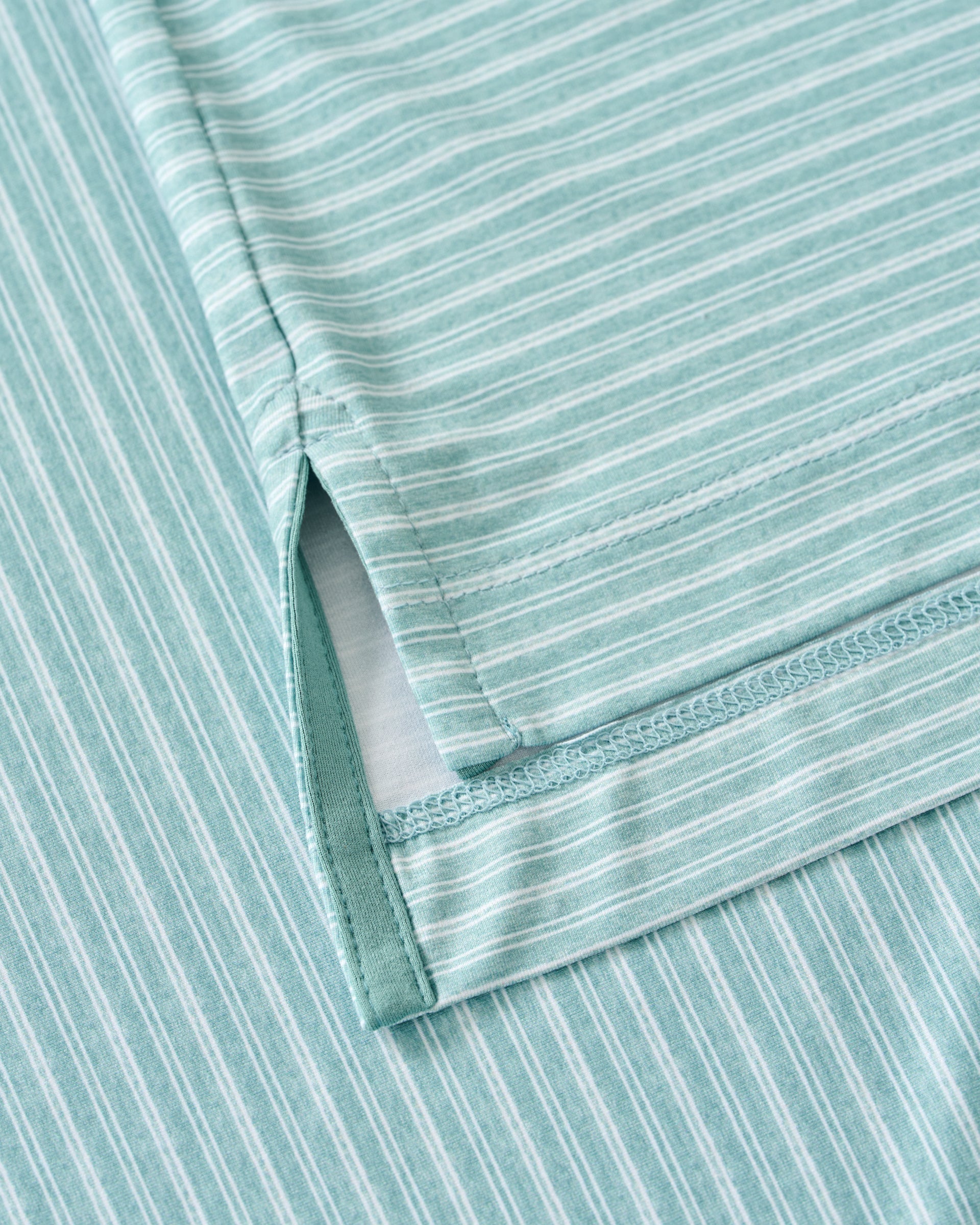Johnnie-O Performance Featherweight Long Sleeve Polo - Track Stripe