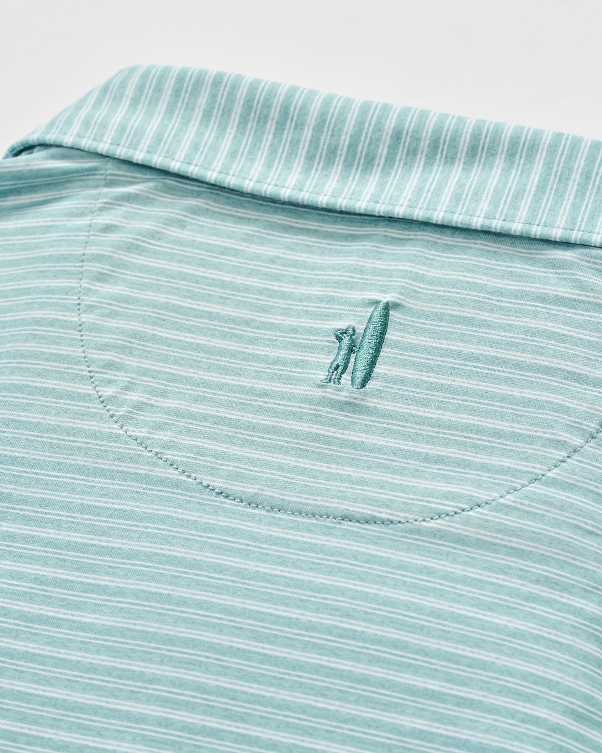 Johnnie-O Performance Featherweight Long Sleeve Polo - Track Stripe