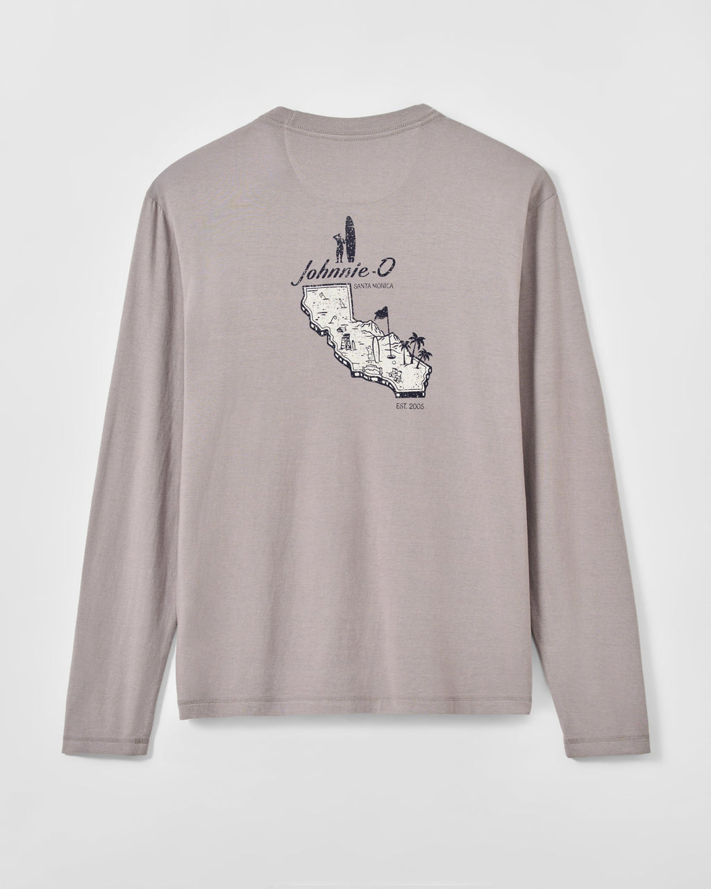 Johnnie-O Long Sleeve Pocket T-Shirt - Santa Monica