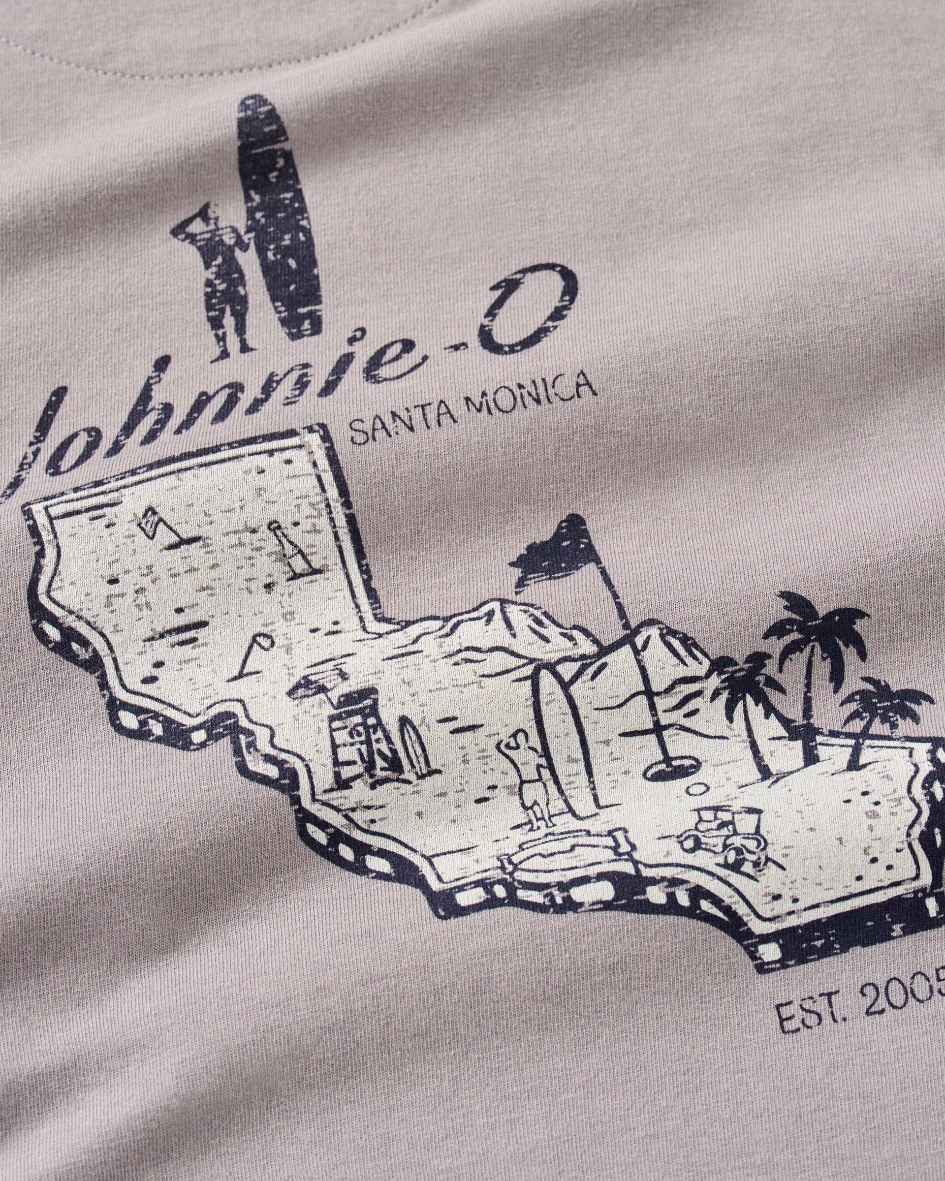 Johnnie-O Long Sleeve Pocket T-Shirt - Santa Monica