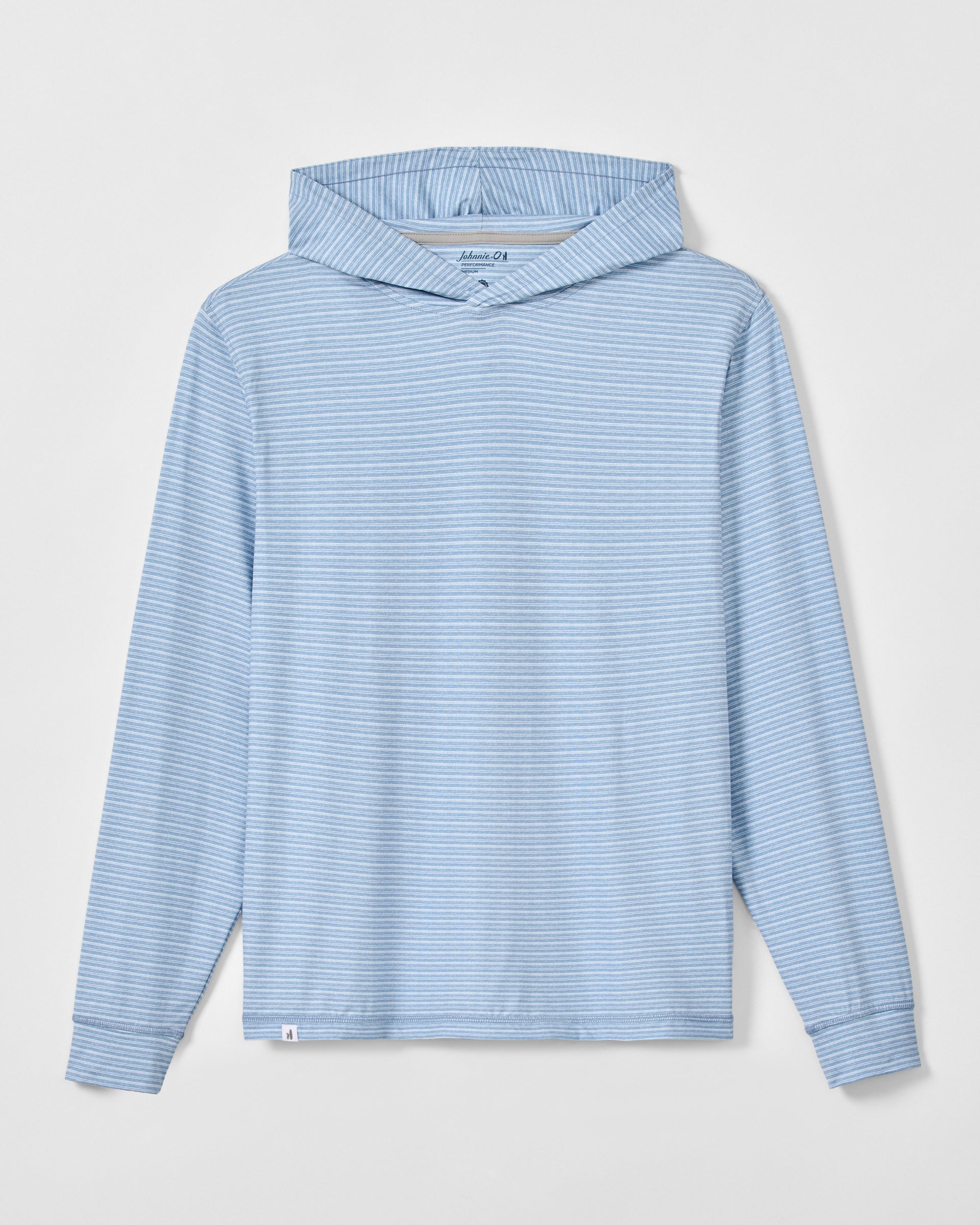 Johnnie-O Talon Featherweight Performance Hoodie - Stripe