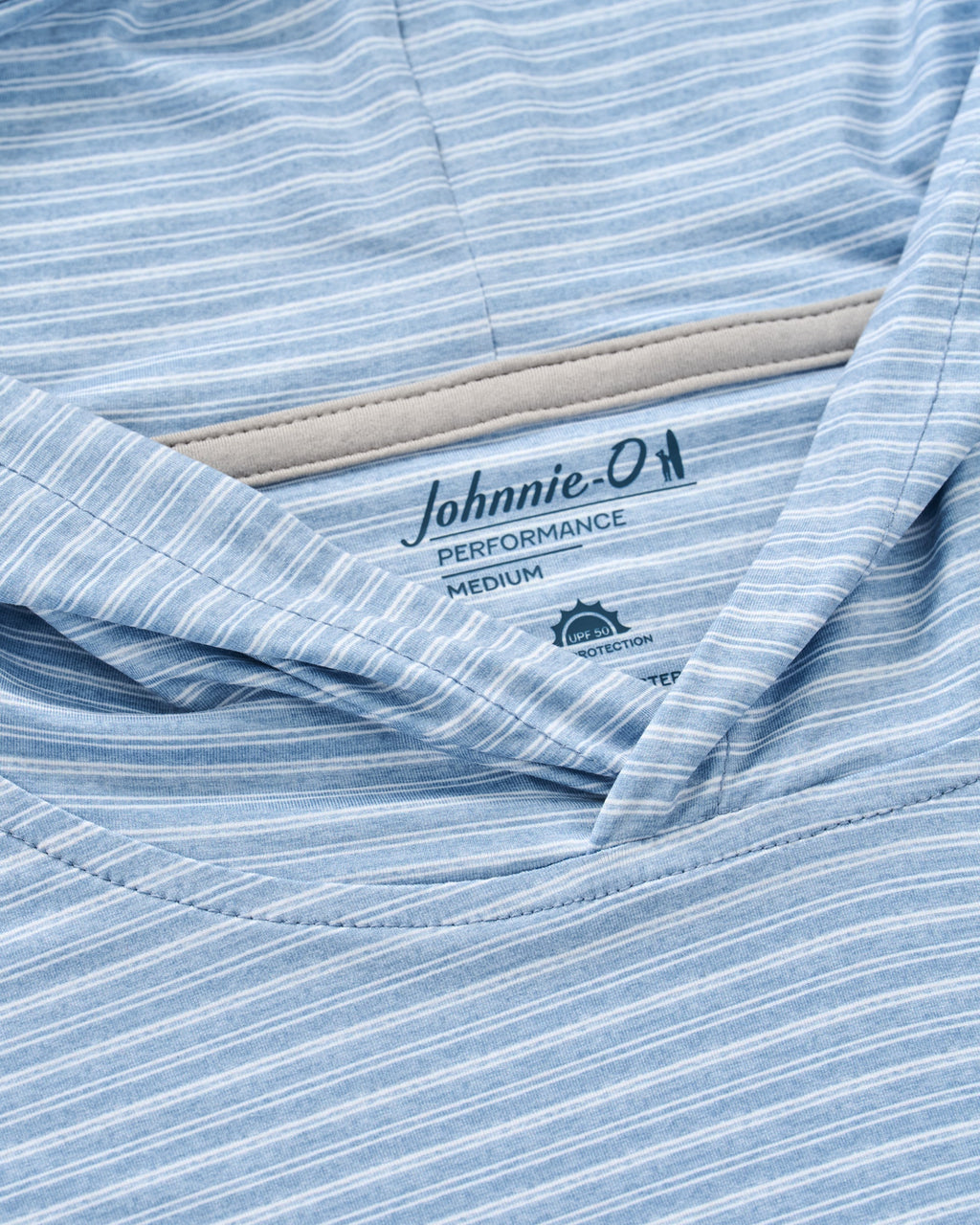 Johnnie-O Talon Featherweight Performance Hoodie - Stripe