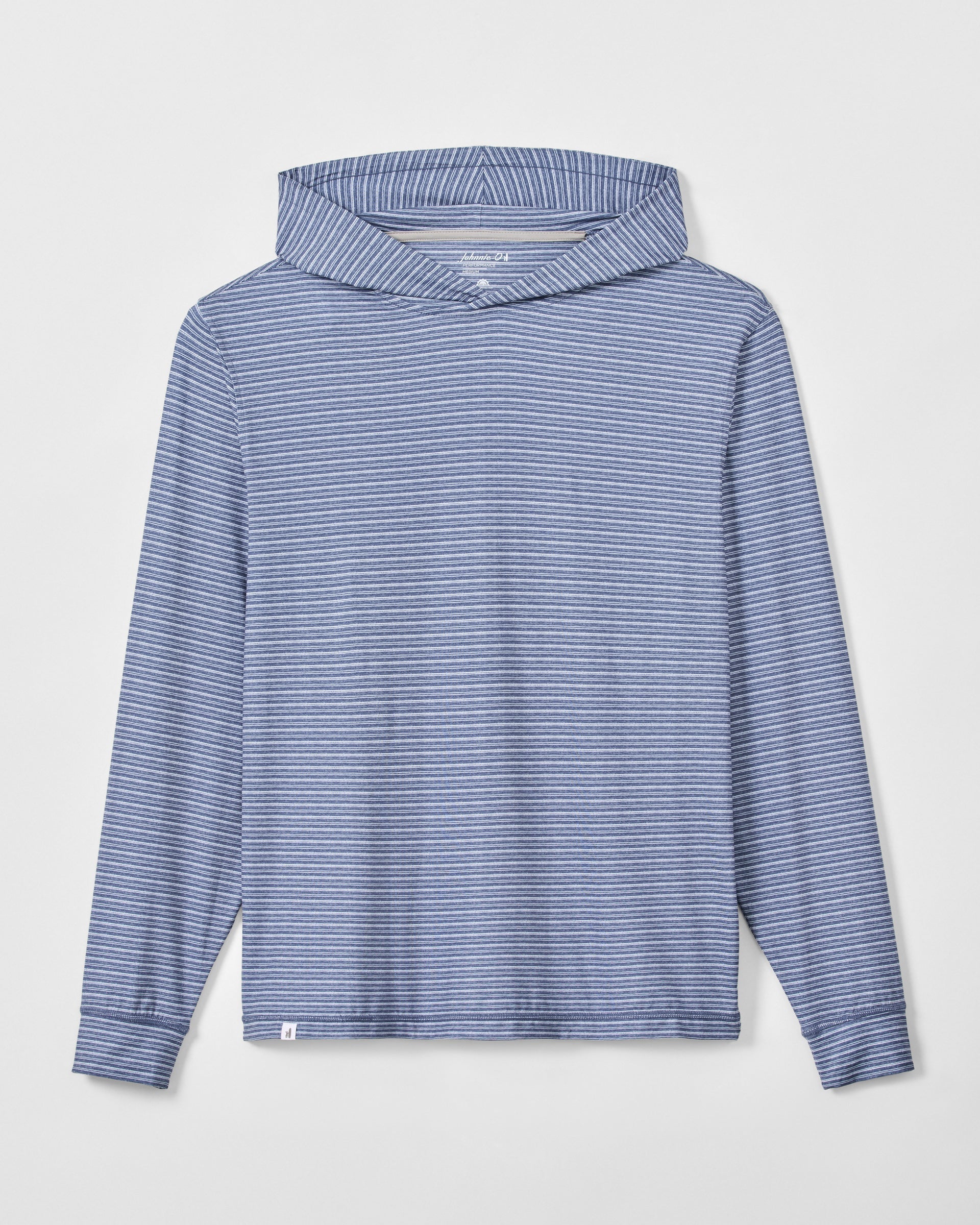 Johnnie-O Talon Featherweight Performance Hoodie - Stripe