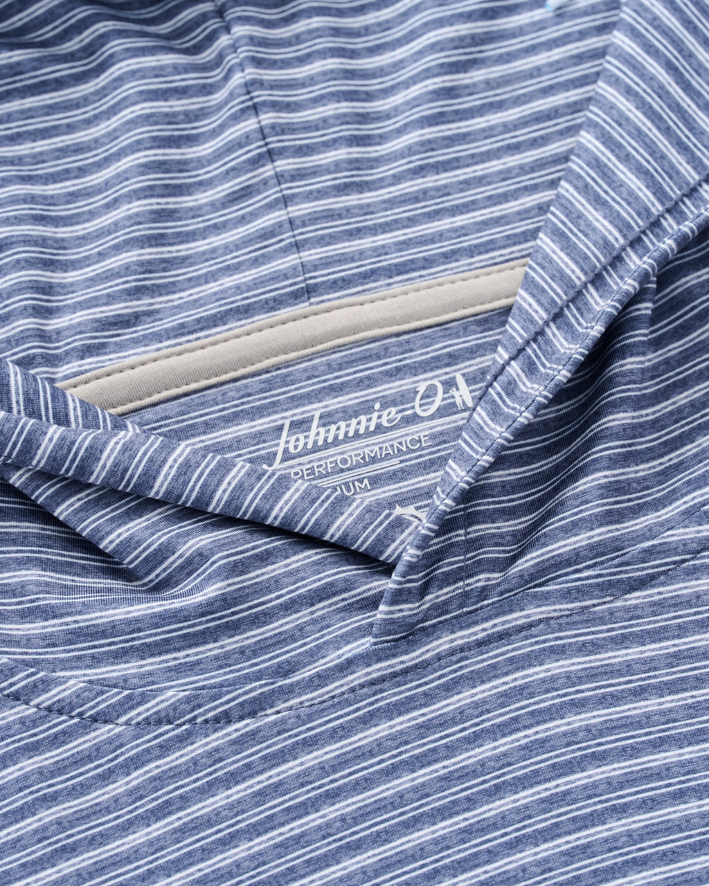 Johnnie-O Talon Featherweight Performance Hoodie - Stripe