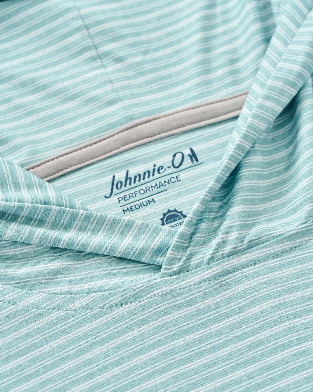 Johnnie-O Talon Featherweight Performance Hoodie - Stripe