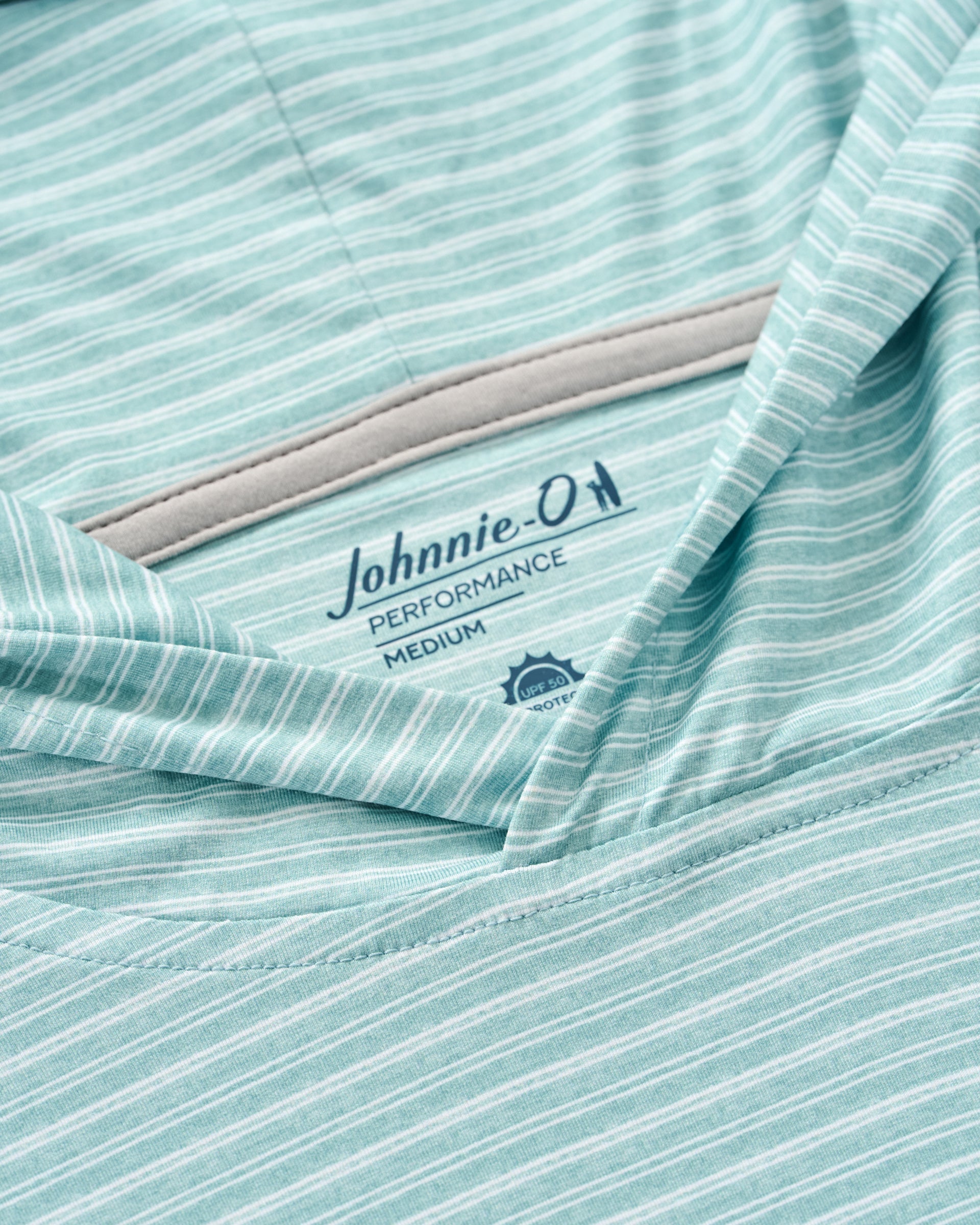 Johnnie-O Talon Featherweight Performance Hoodie - Stripe
