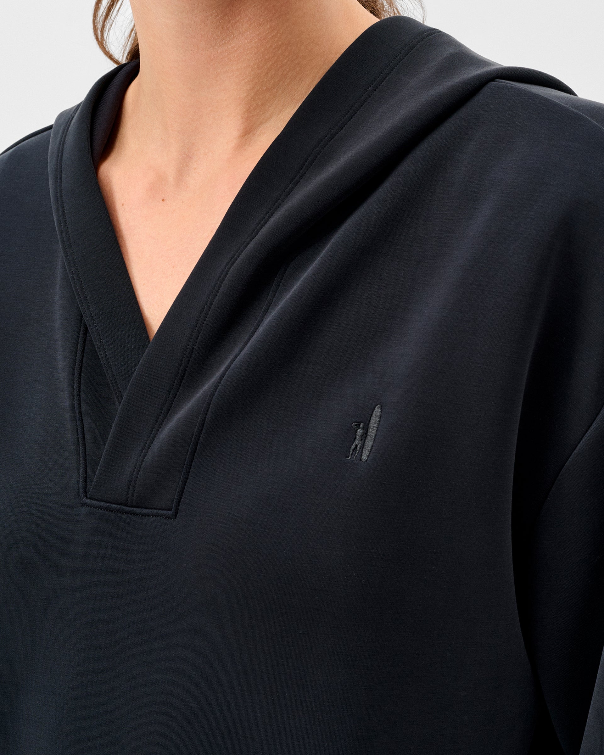 Johnnie-O Stef Johnny Collar Lounge Hoodie