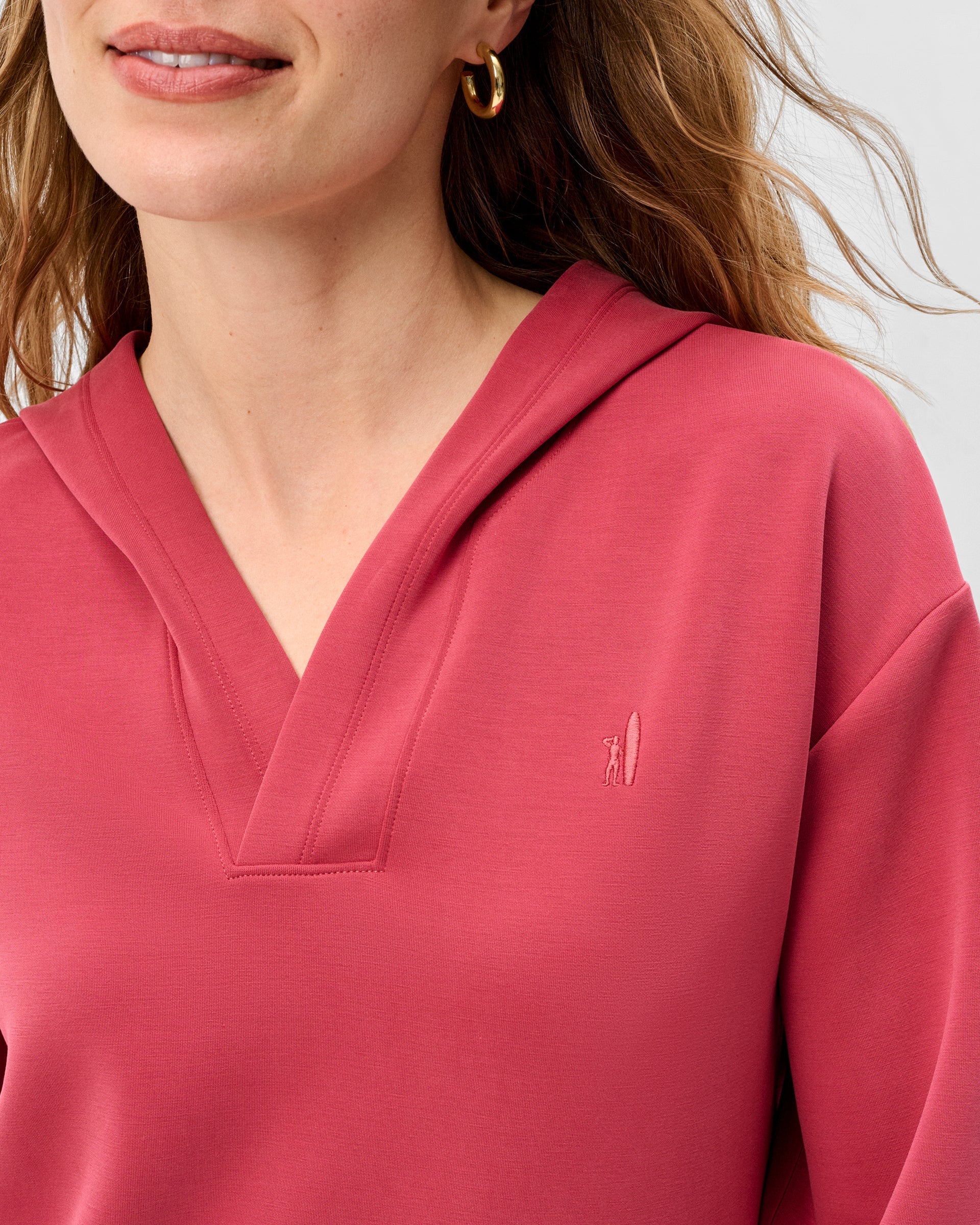 Johnnie-O Stef Johnny Collar Lounge Hoodie