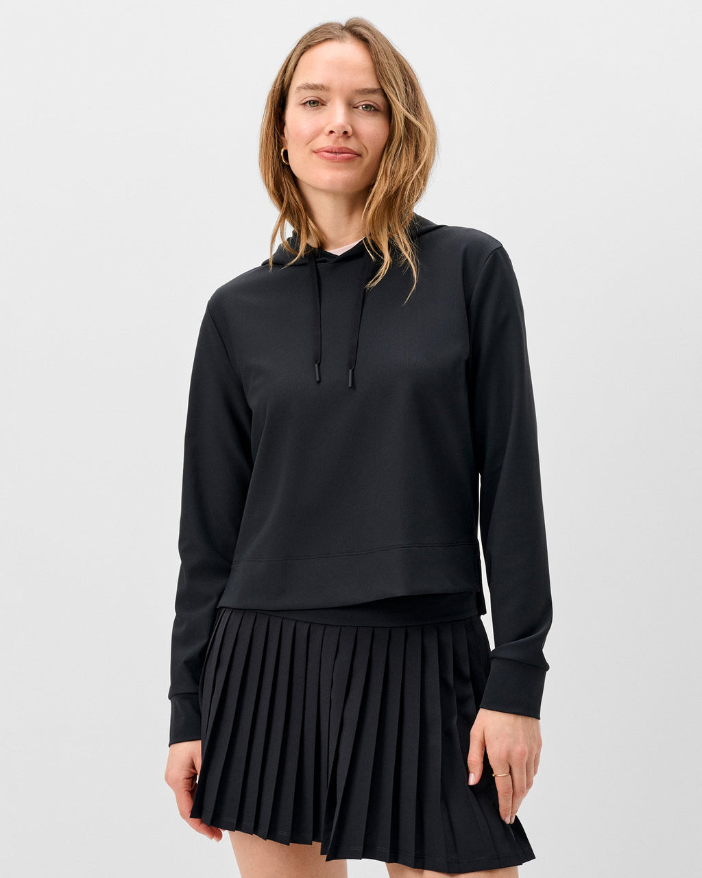 Johnnie-O Hoppin Ribbed Knit Performance Hoodie