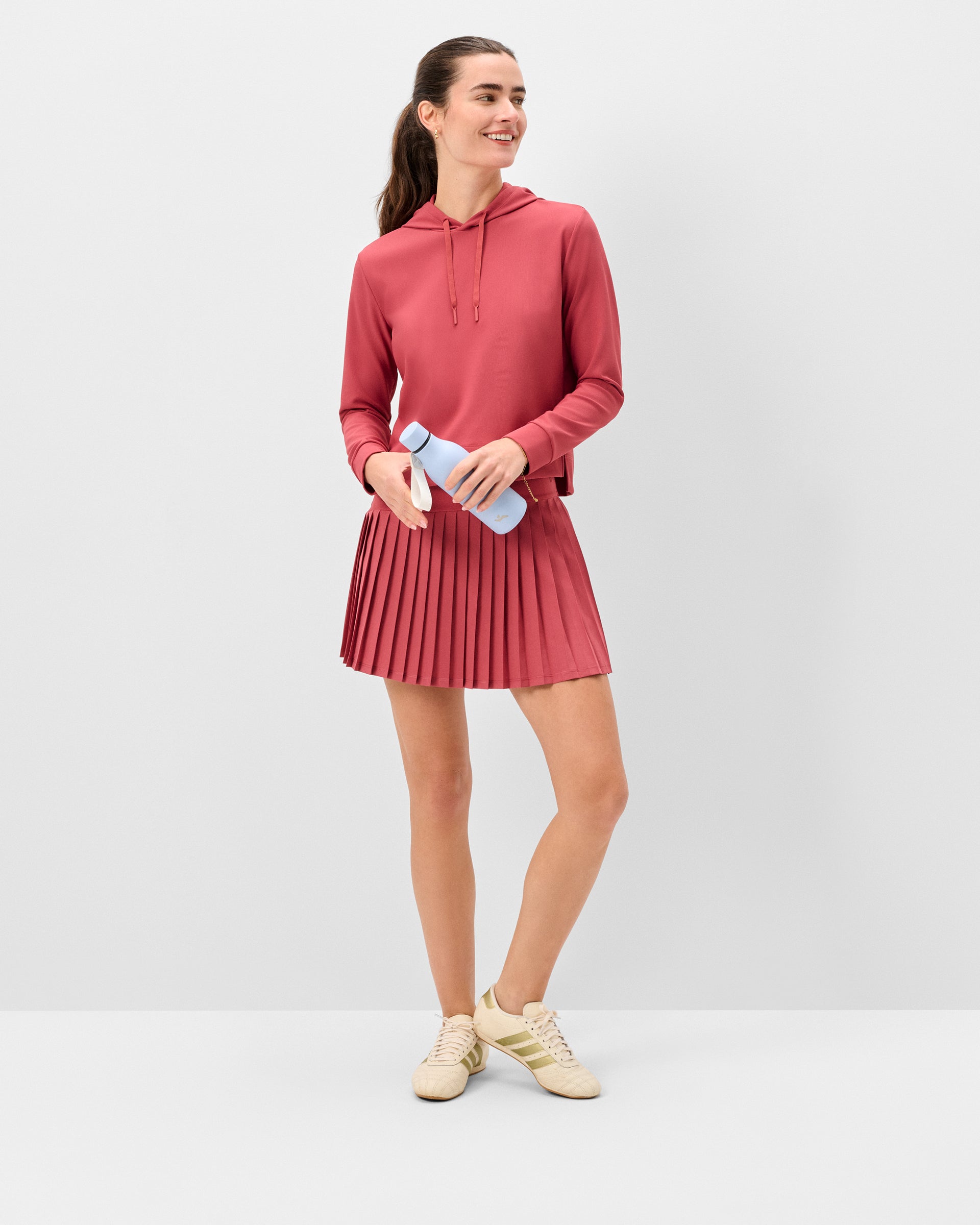 Johnnie-O Hoppin Ribbed Knit Performance Hoodie