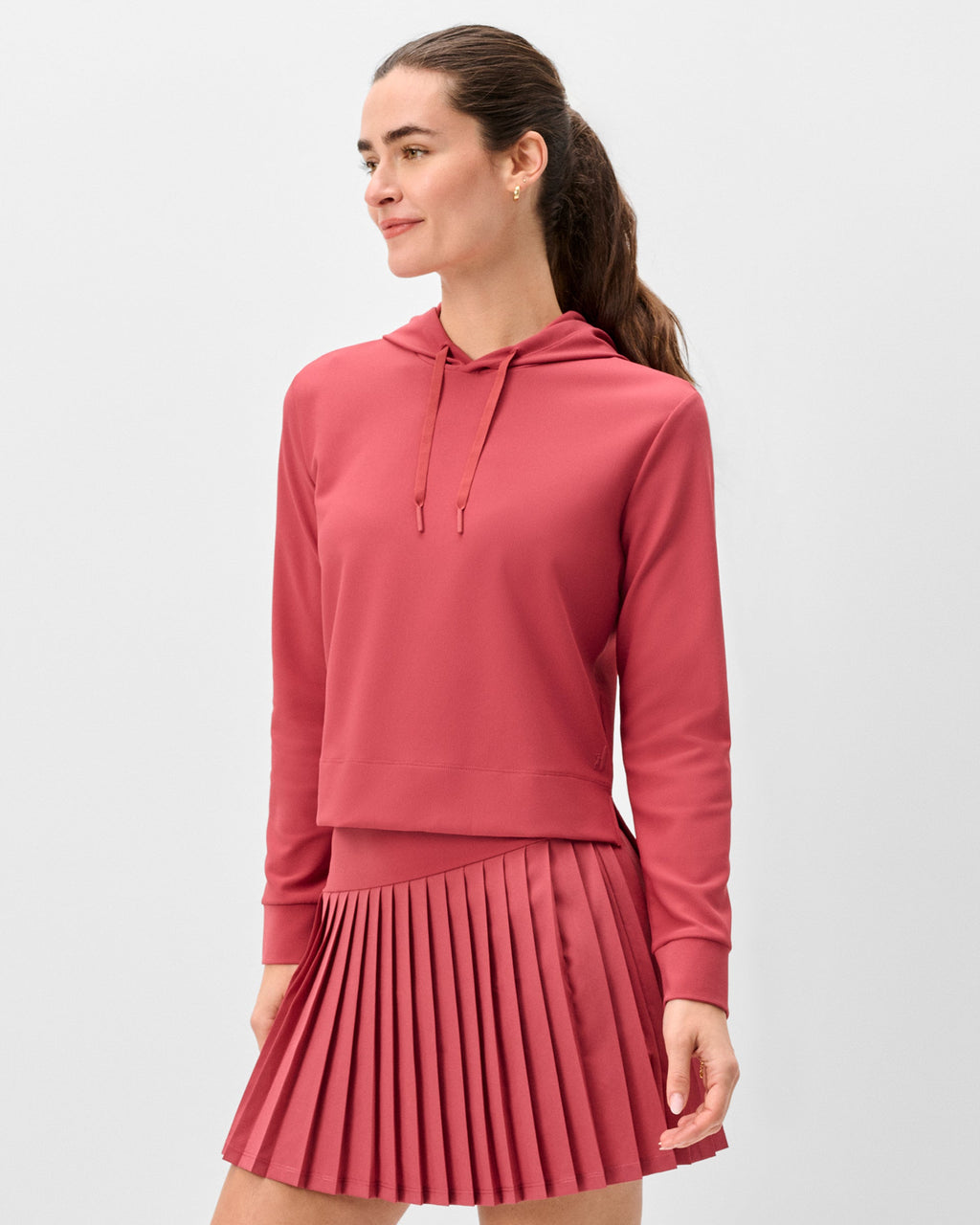 Johnnie-O Hoppin Ribbed Knit Performance Hoodie