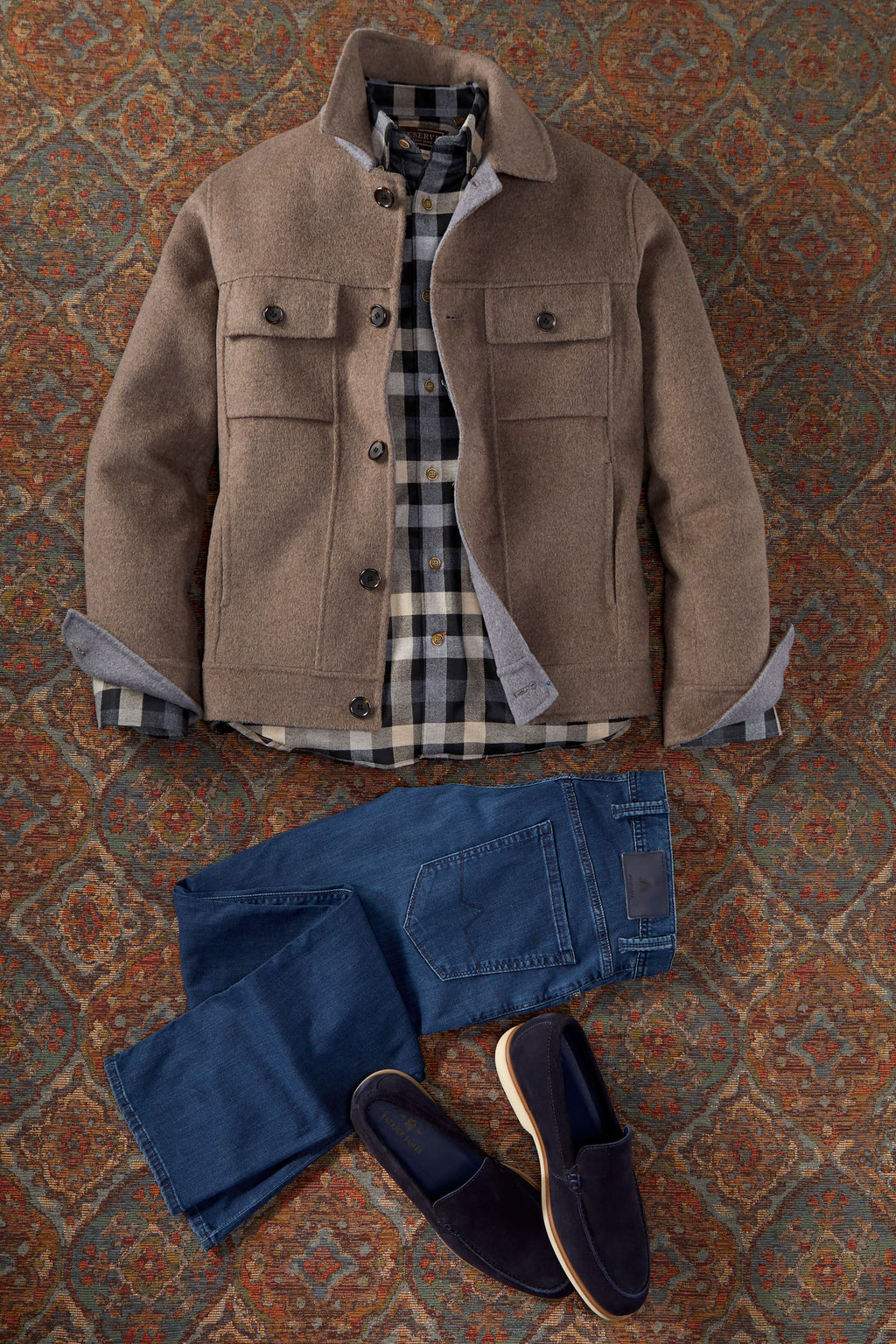 Patrick James Reserve Long Sleeve Check Shirt